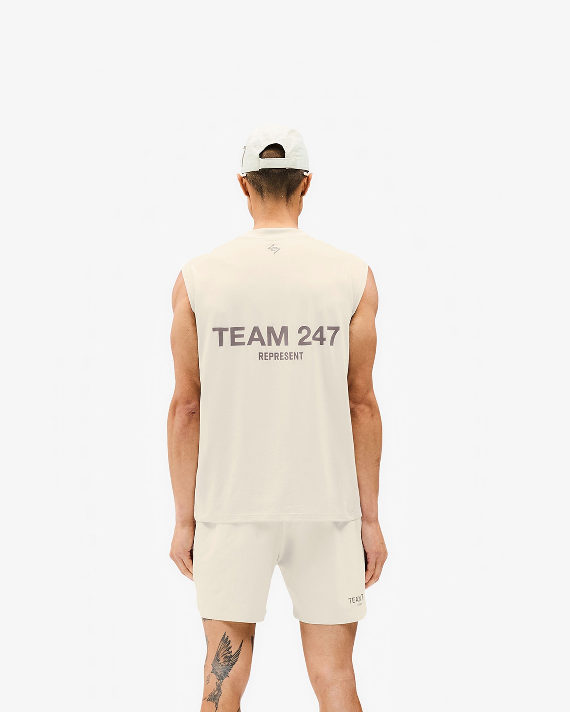 Team 247 Oversized Tank - Cream