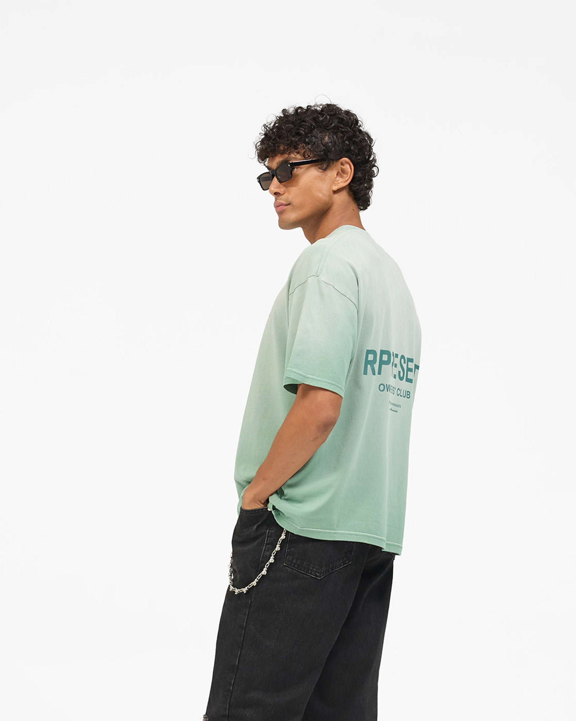 Represent Owners Club T-Shirt - Washed Aloe
