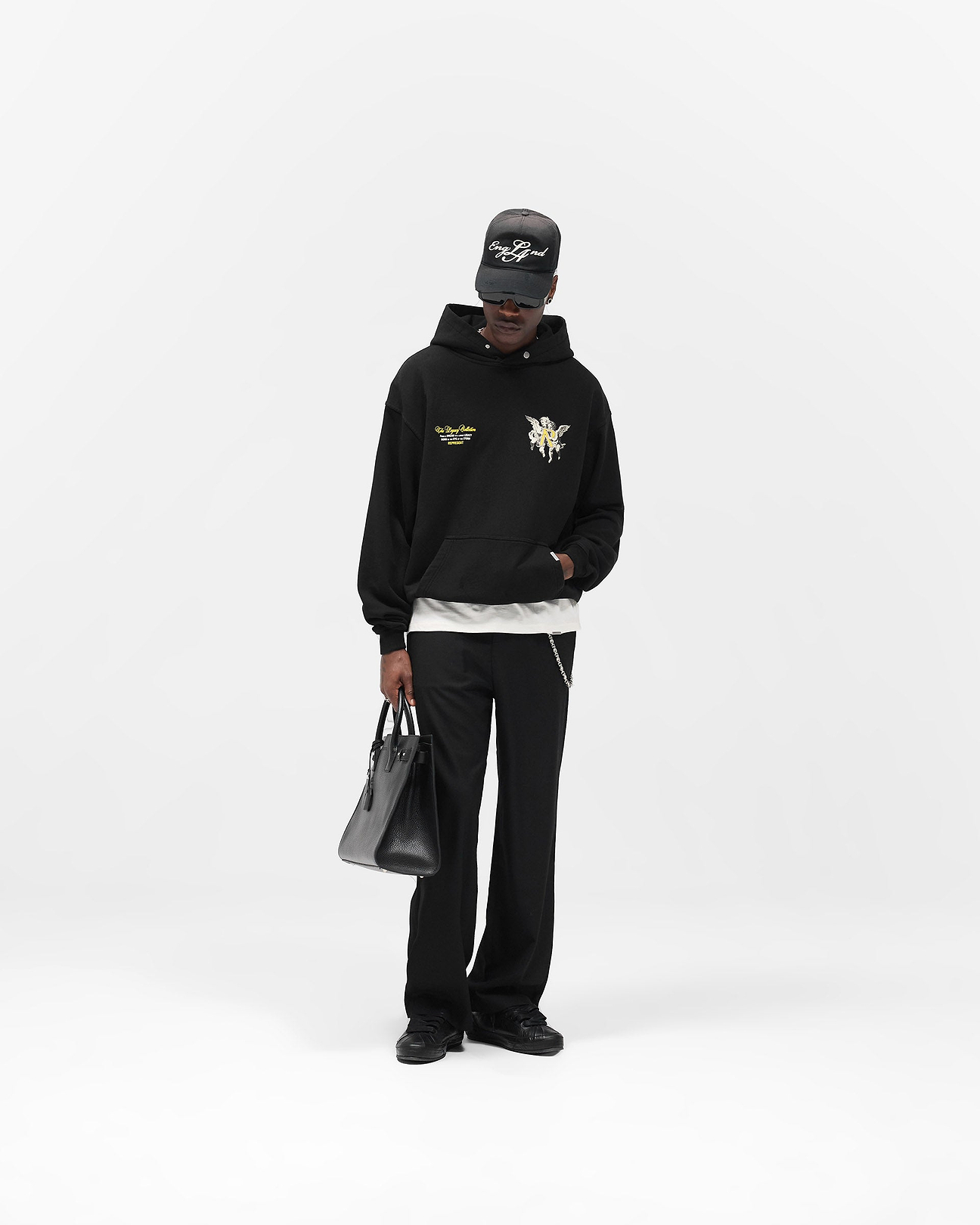 Legacy Cherubs Hoodie Black | Mens Hoodies | REPRESENT