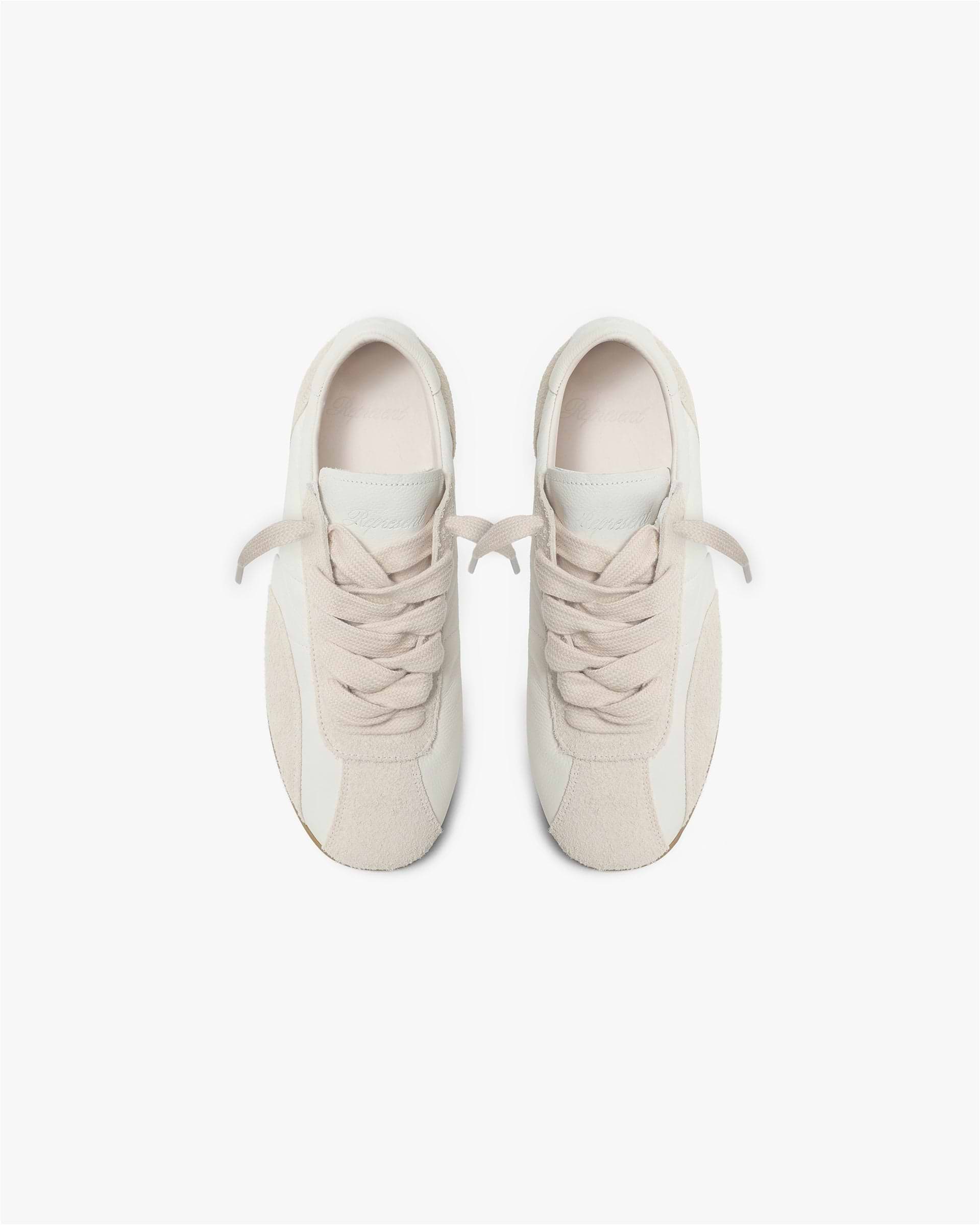 Low-Pro Leather Suede - Flat White Grey