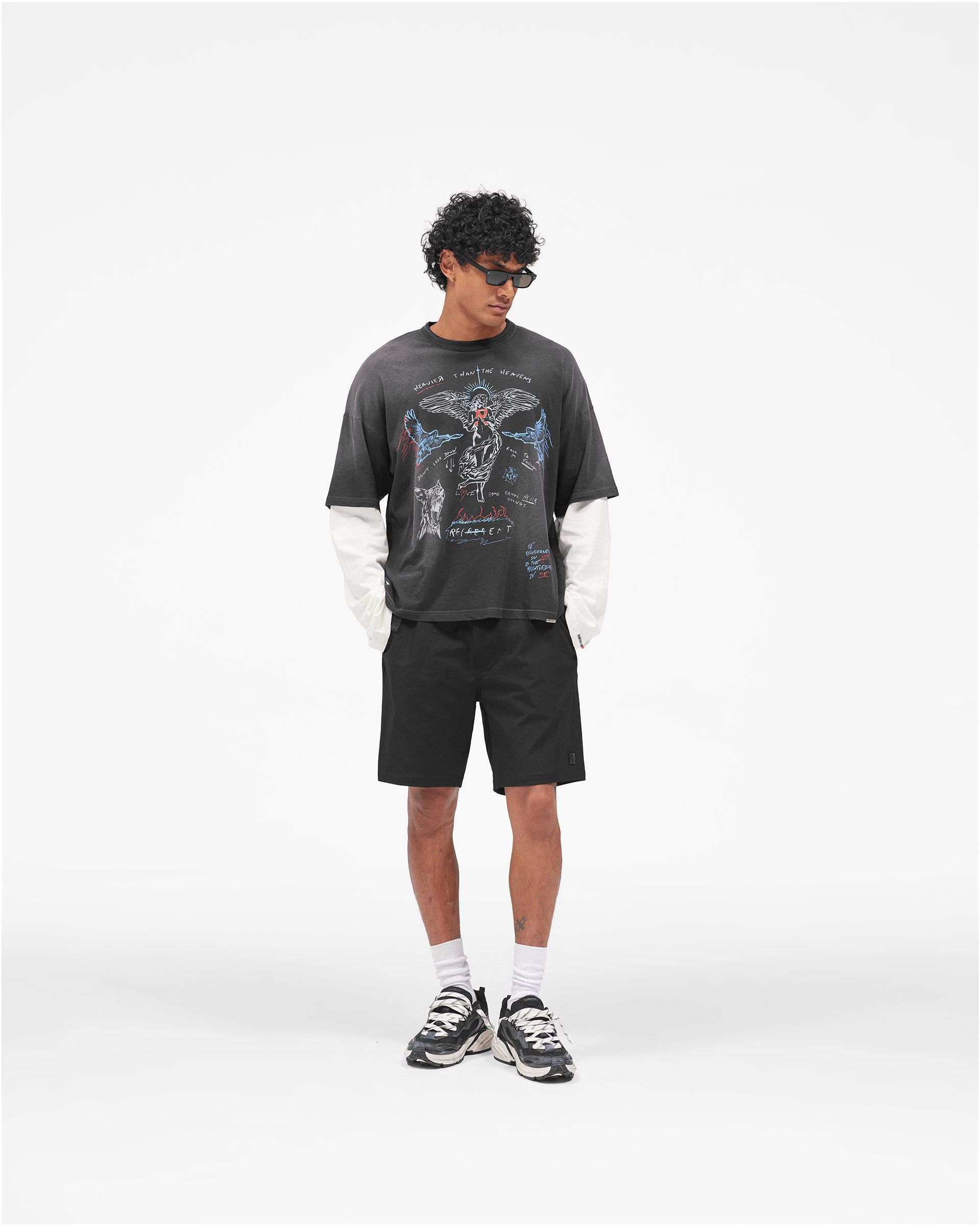 Nylon Cargo Short - Black