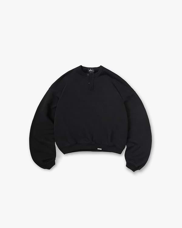 Initial Henley Collar Sweater