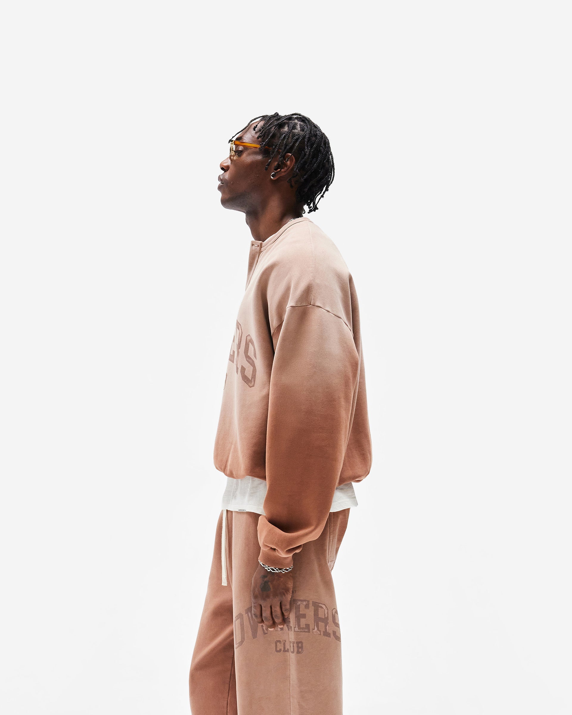 Represent Owners Club Henley Sweater - Sienna