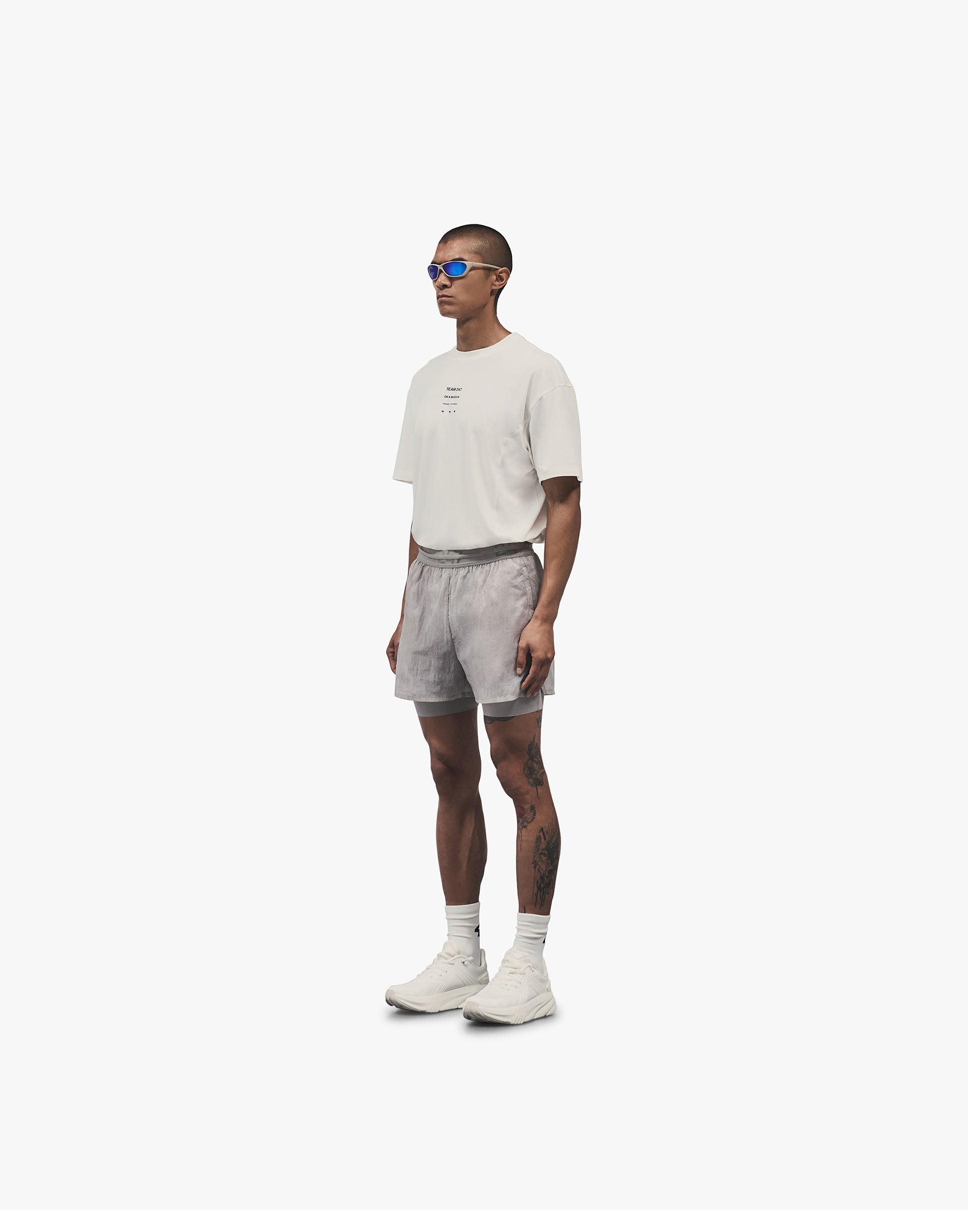 247 Trail Shorts - Chalk