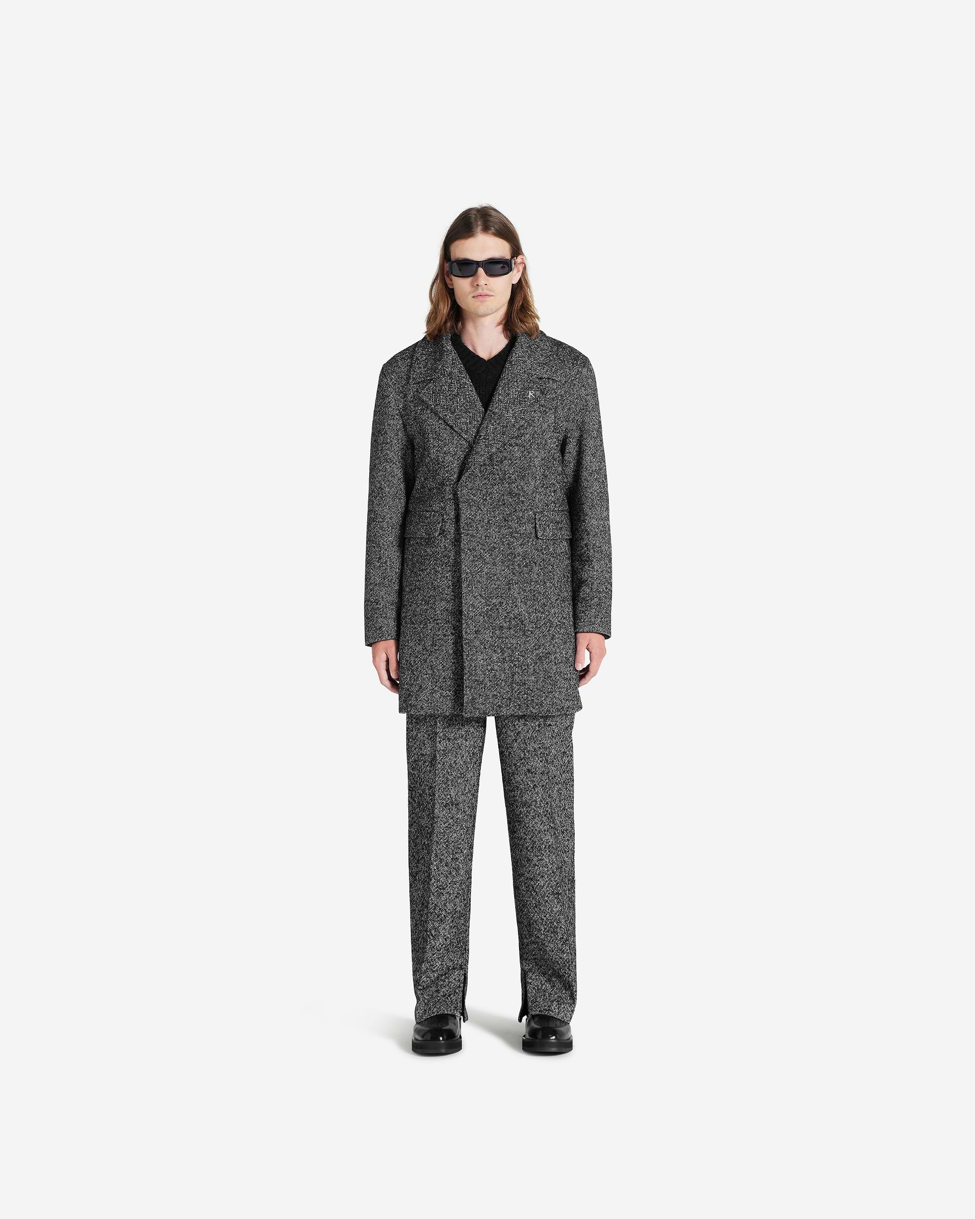 Double Breasted Overcoat - Marble