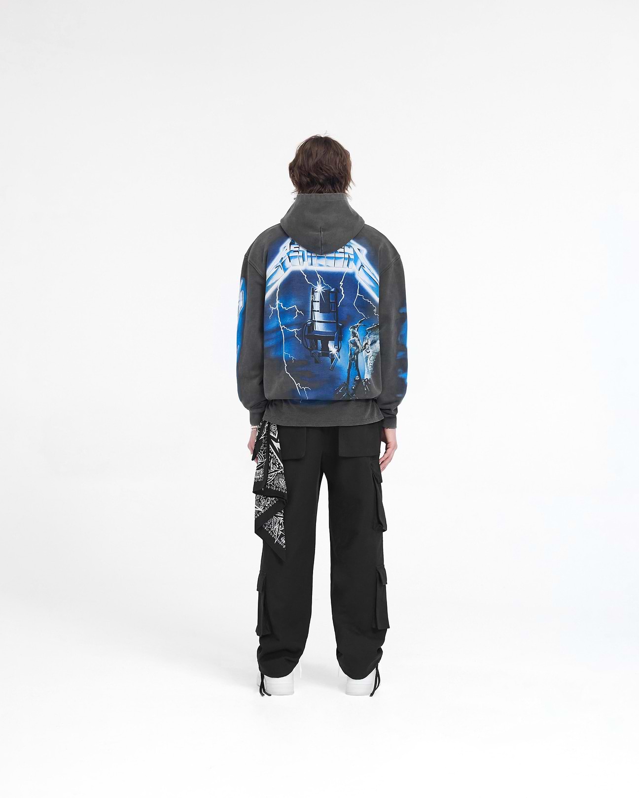 Metallica Ride The Lightning Hoodie | Vintage Grey | REPRESENT