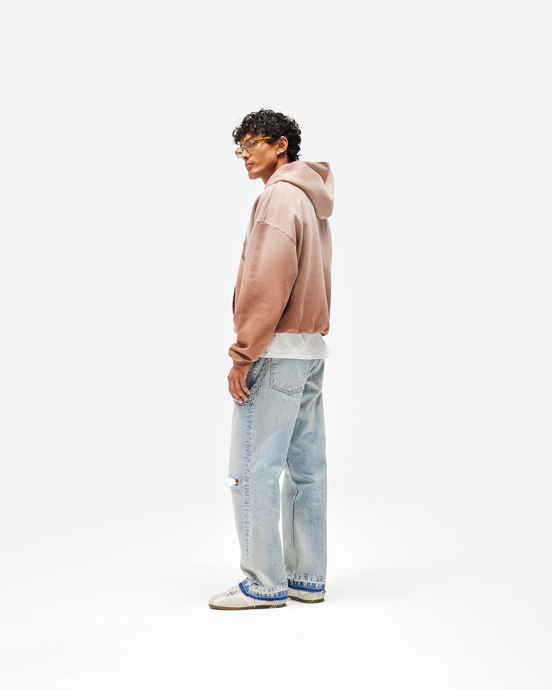Represent Owners Club Zip Through Hoodie - Sienna