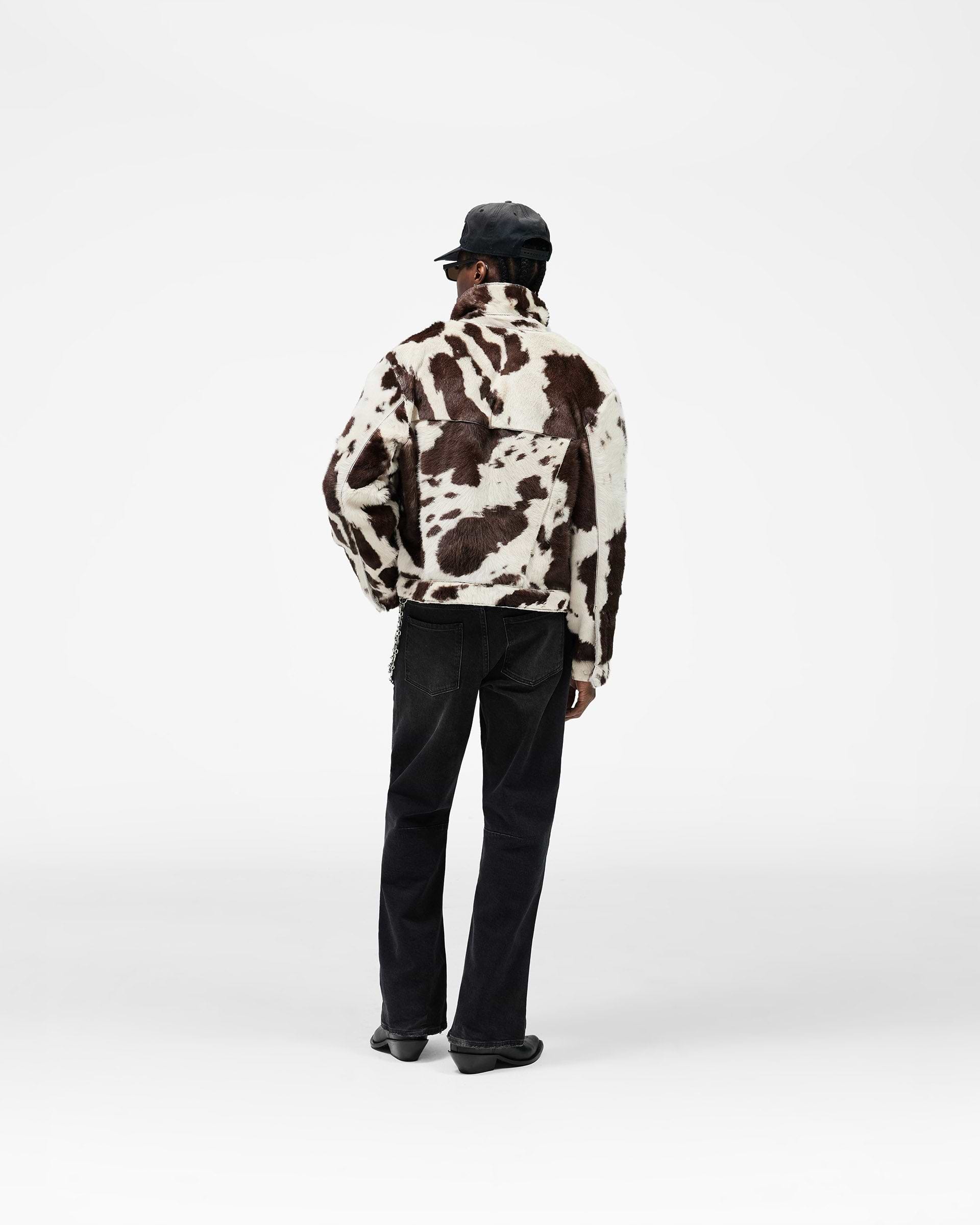 Cowhide Trucker Jacket - Multi