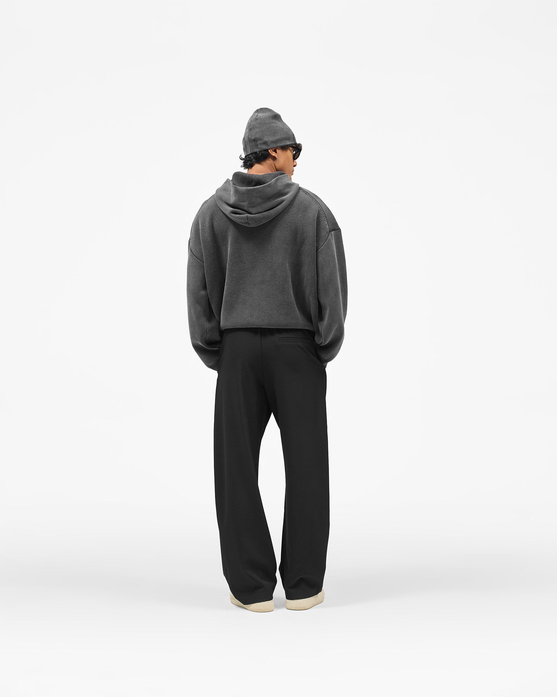 Represent Owners Club Knitted Hoodie - Weathered Black