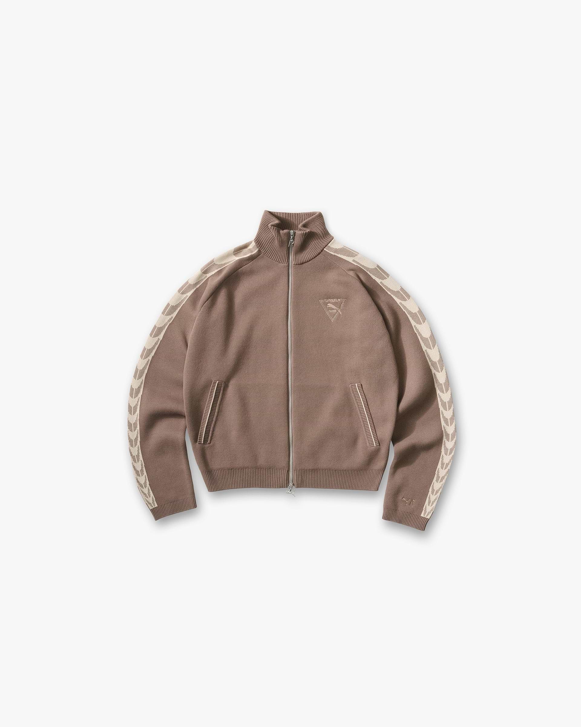 Represent X Puma T7 Knit Jacket - Pine Bark
