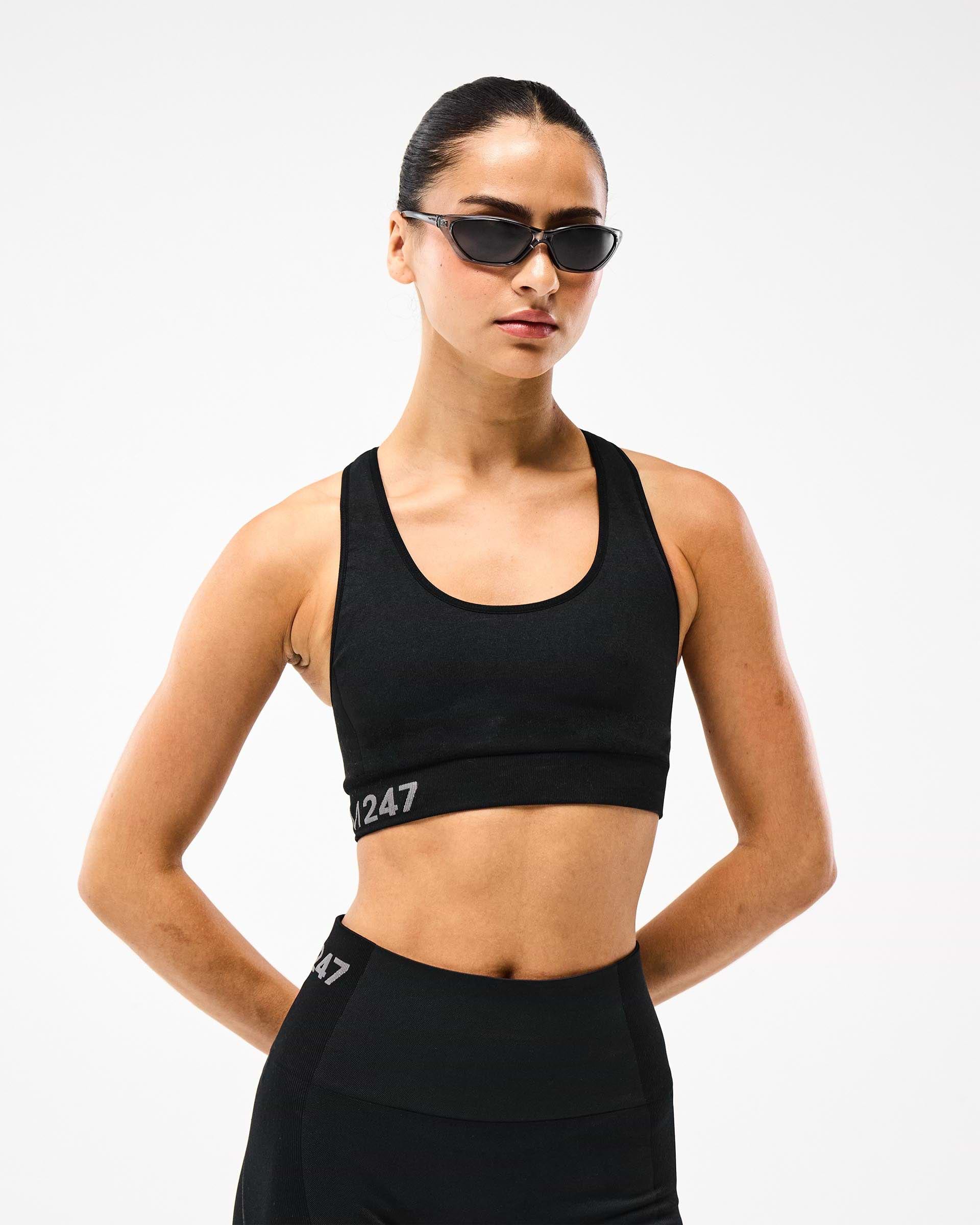 247 Stride Seamless Bra - Black