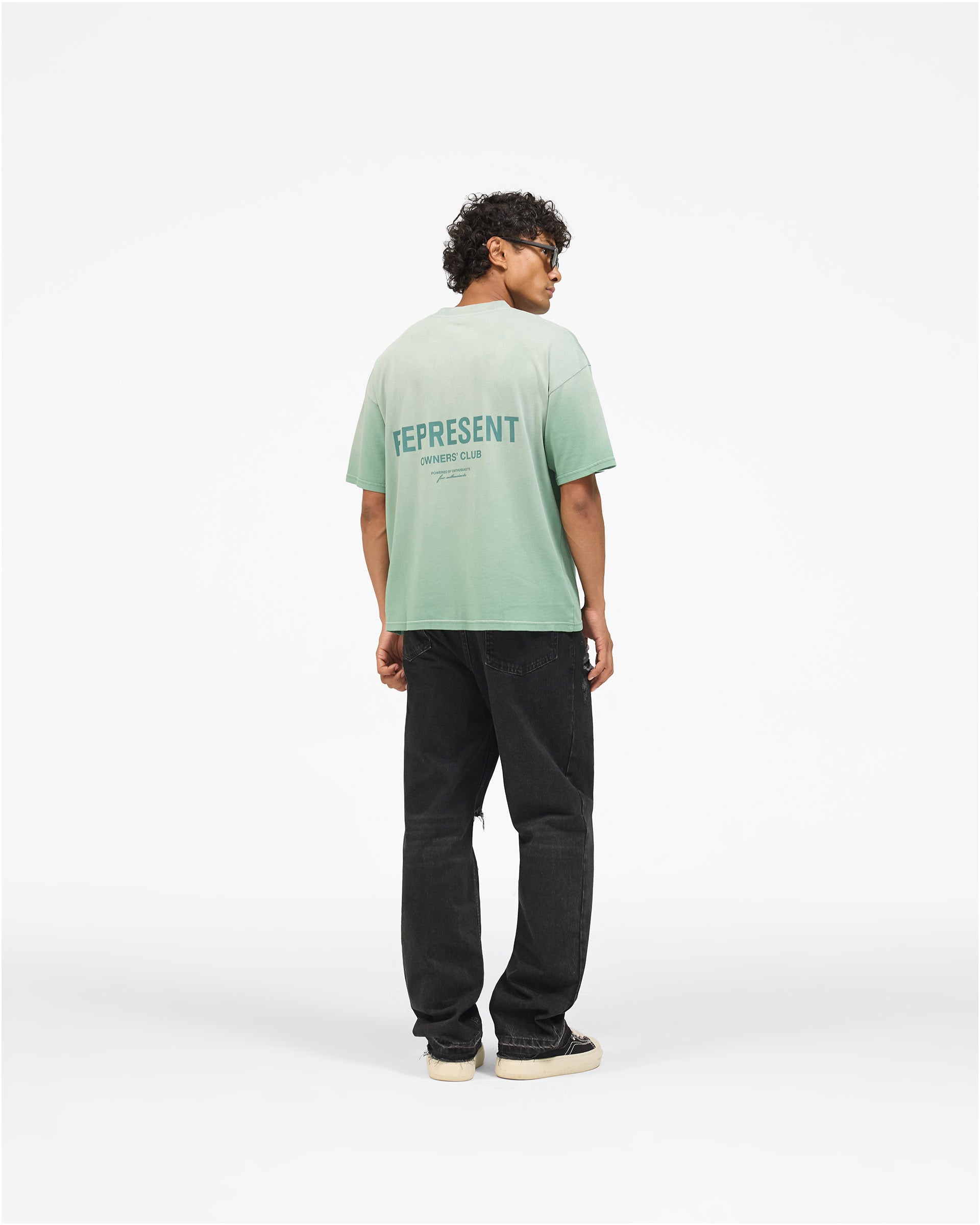 Represent Owners Club T-Shirt - Washed Aloe
