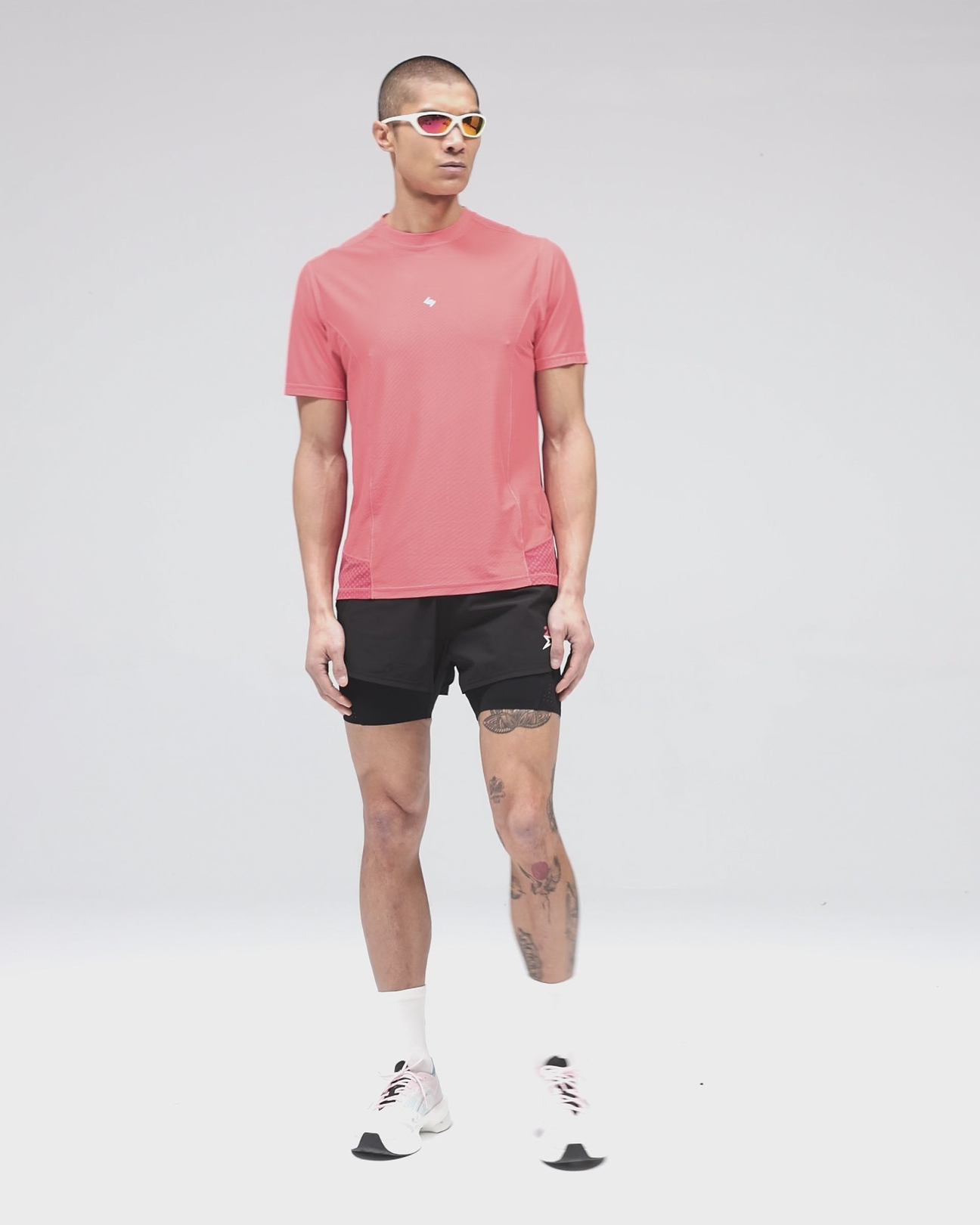 247 Hybrid Tee - Red Fade Out | 247 SS26 T-Shirts | REPRESENT