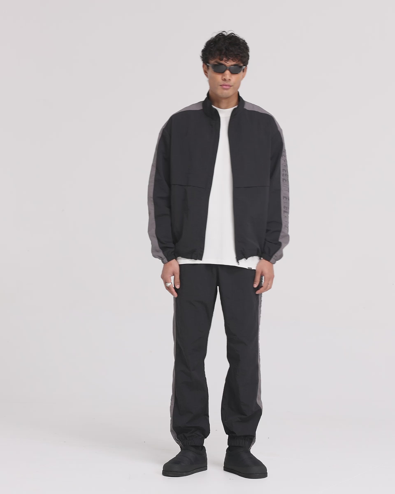 Nylon Track Pant | Black | REPRESENT