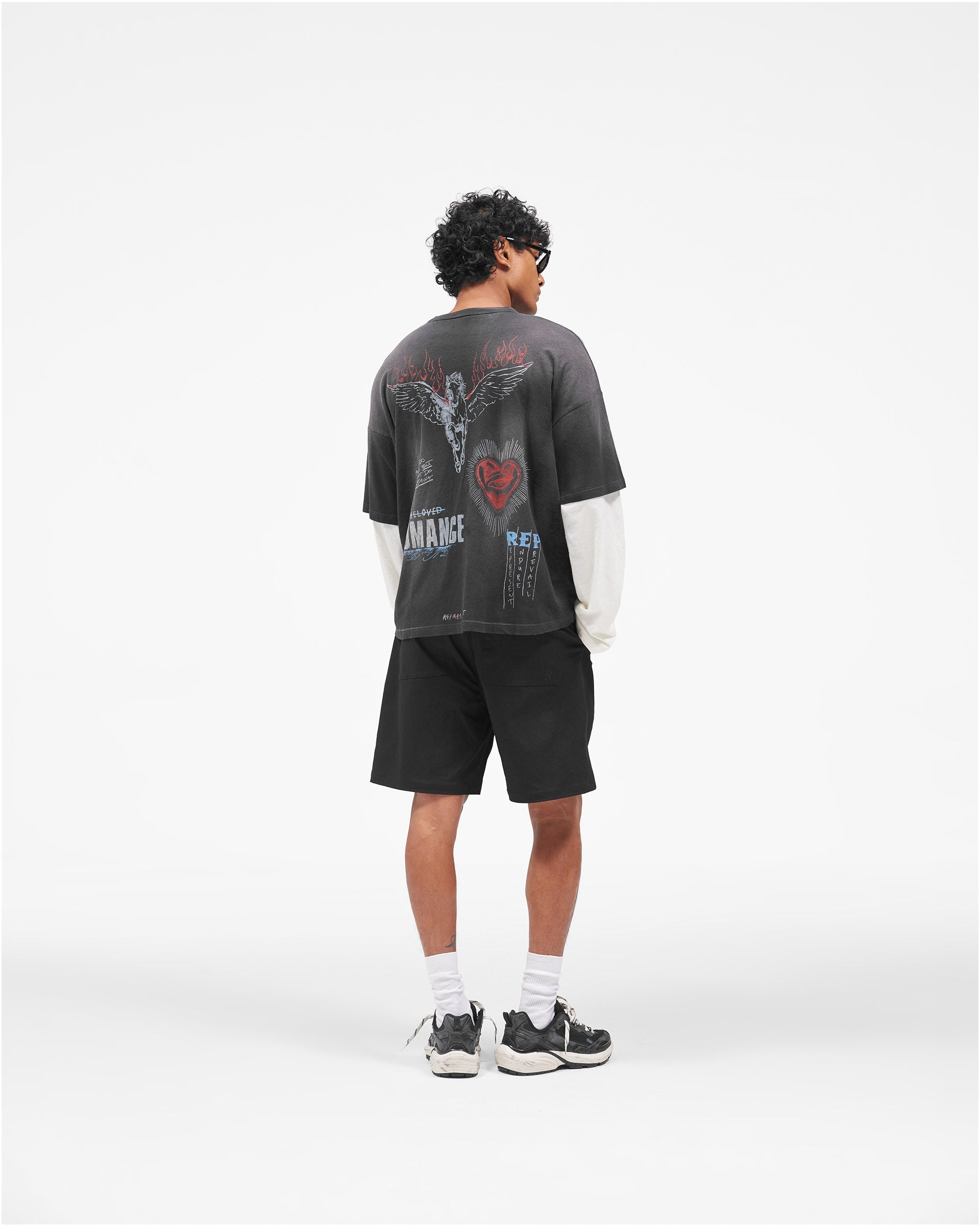 Nylon Cargo Short - Black