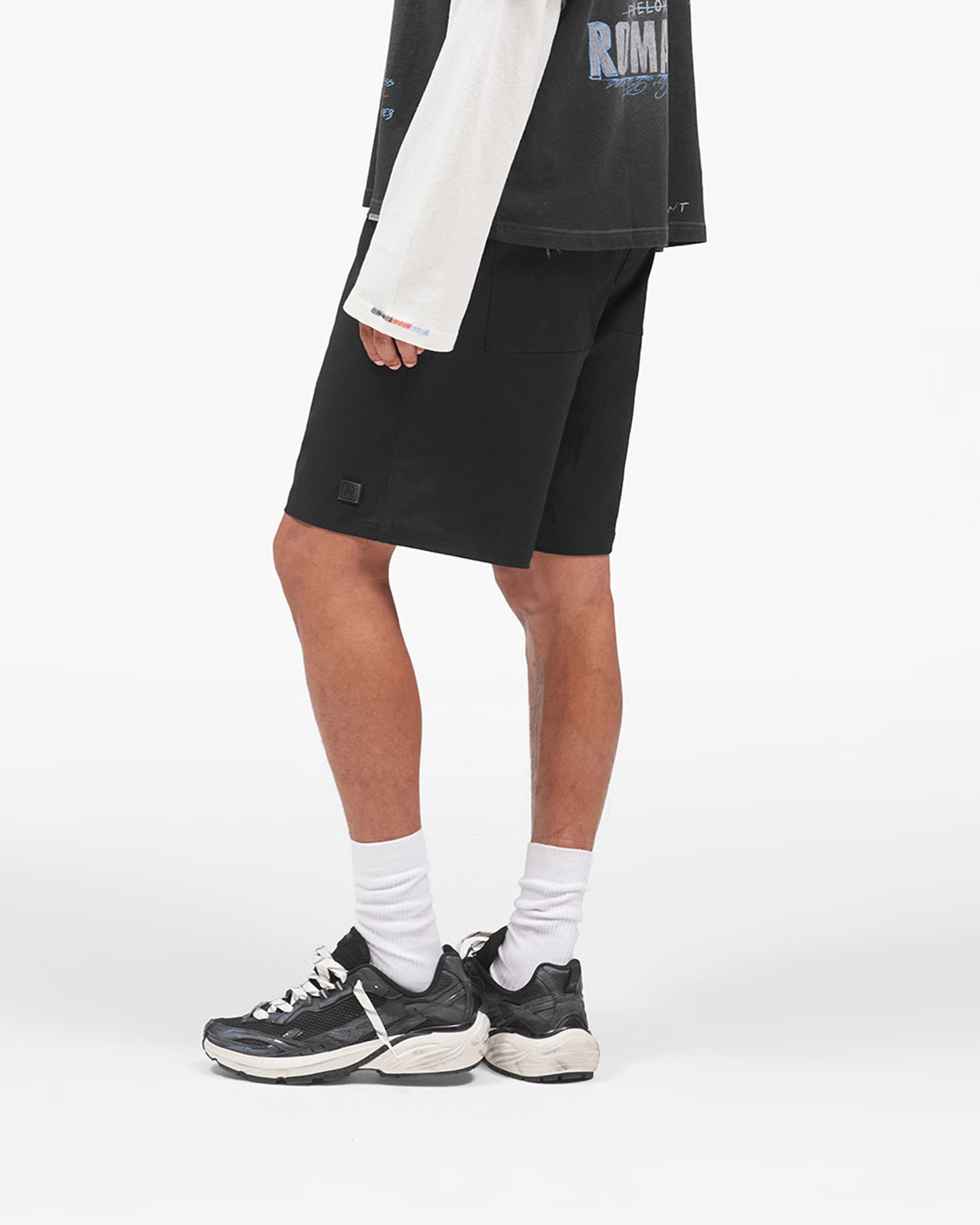 Nylon Cargo Short - Black