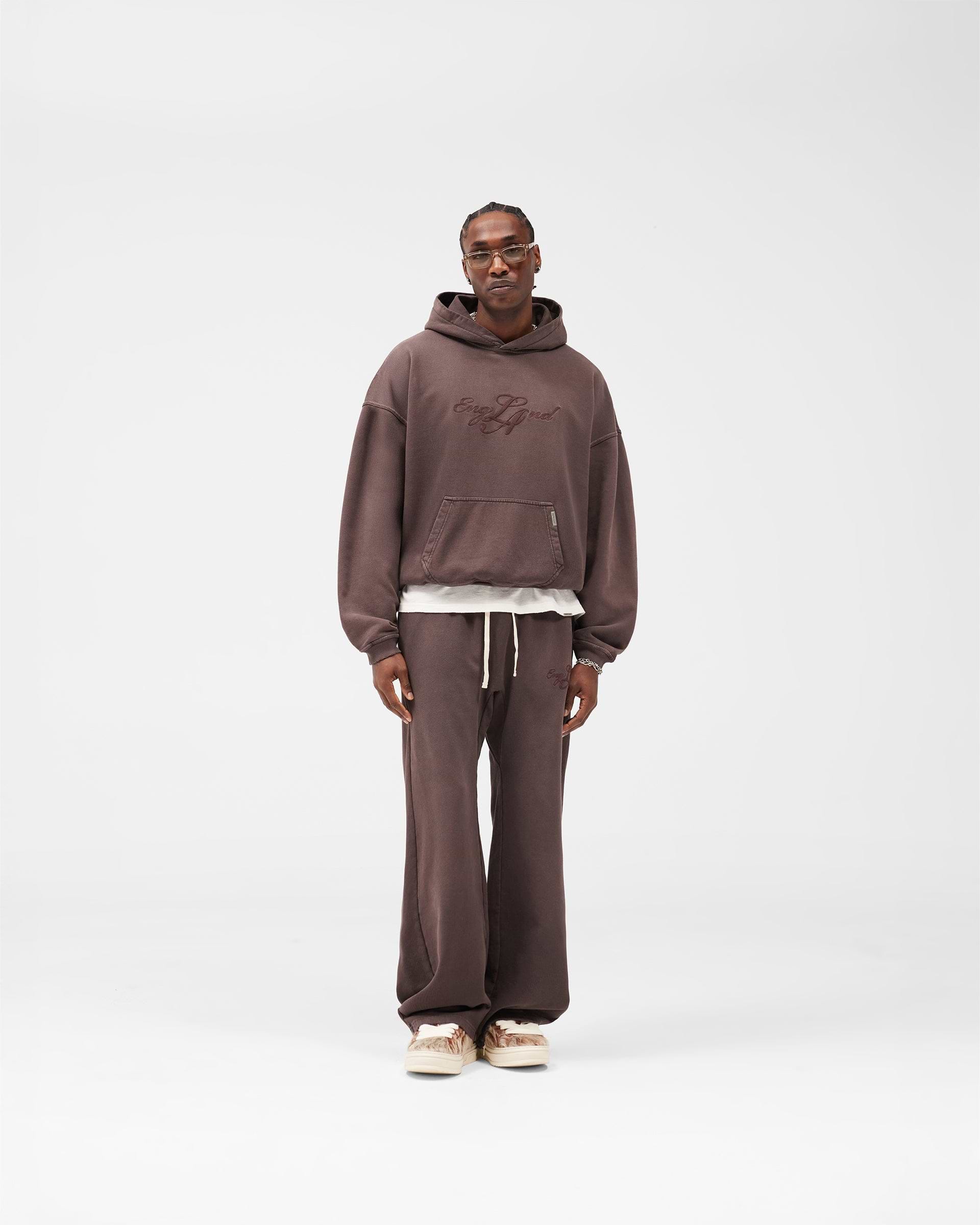 EngLAnd Hoodie - Washed Brown