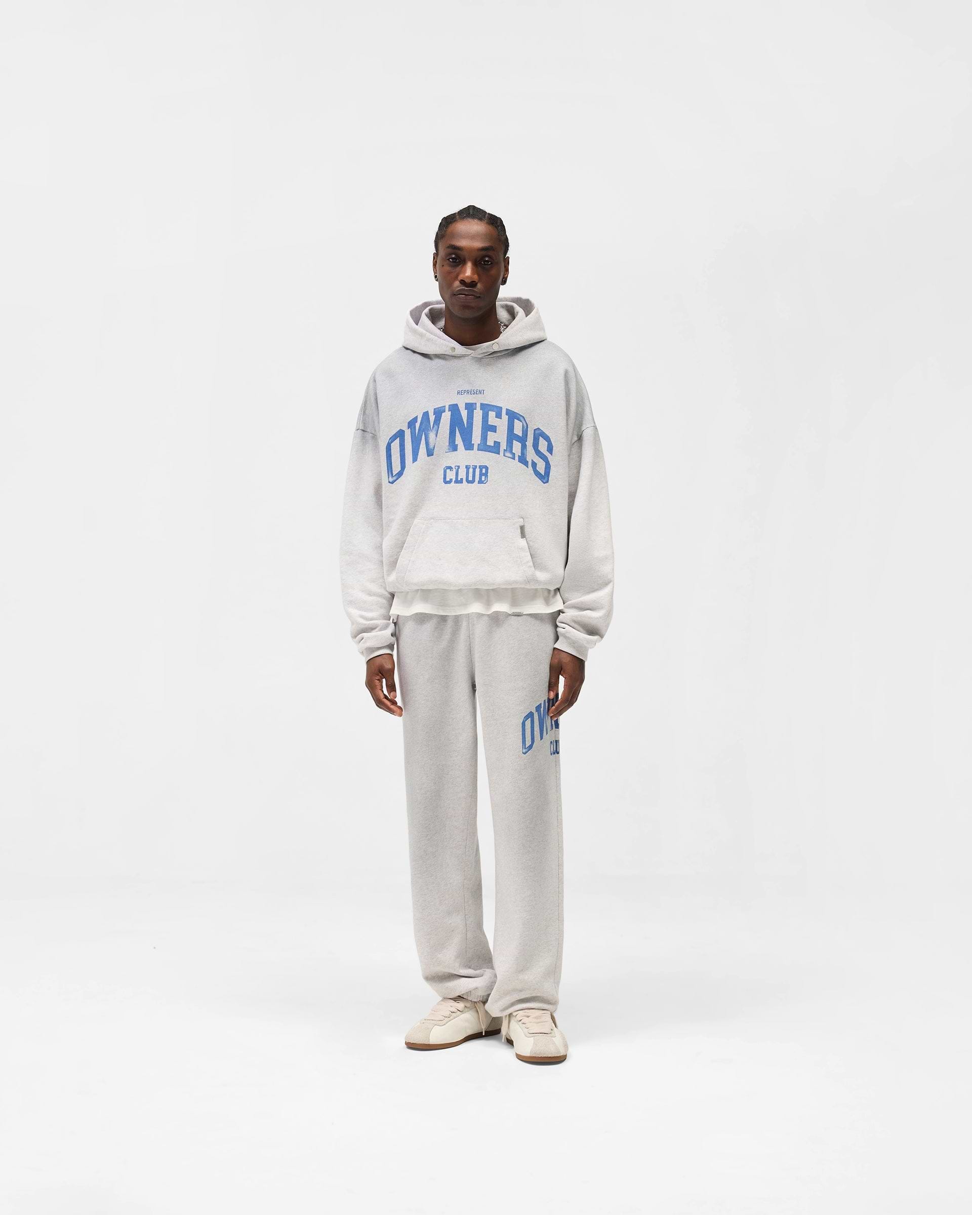 Represent Owners Club Sweatpant - Sprayed Ice Grey Marl