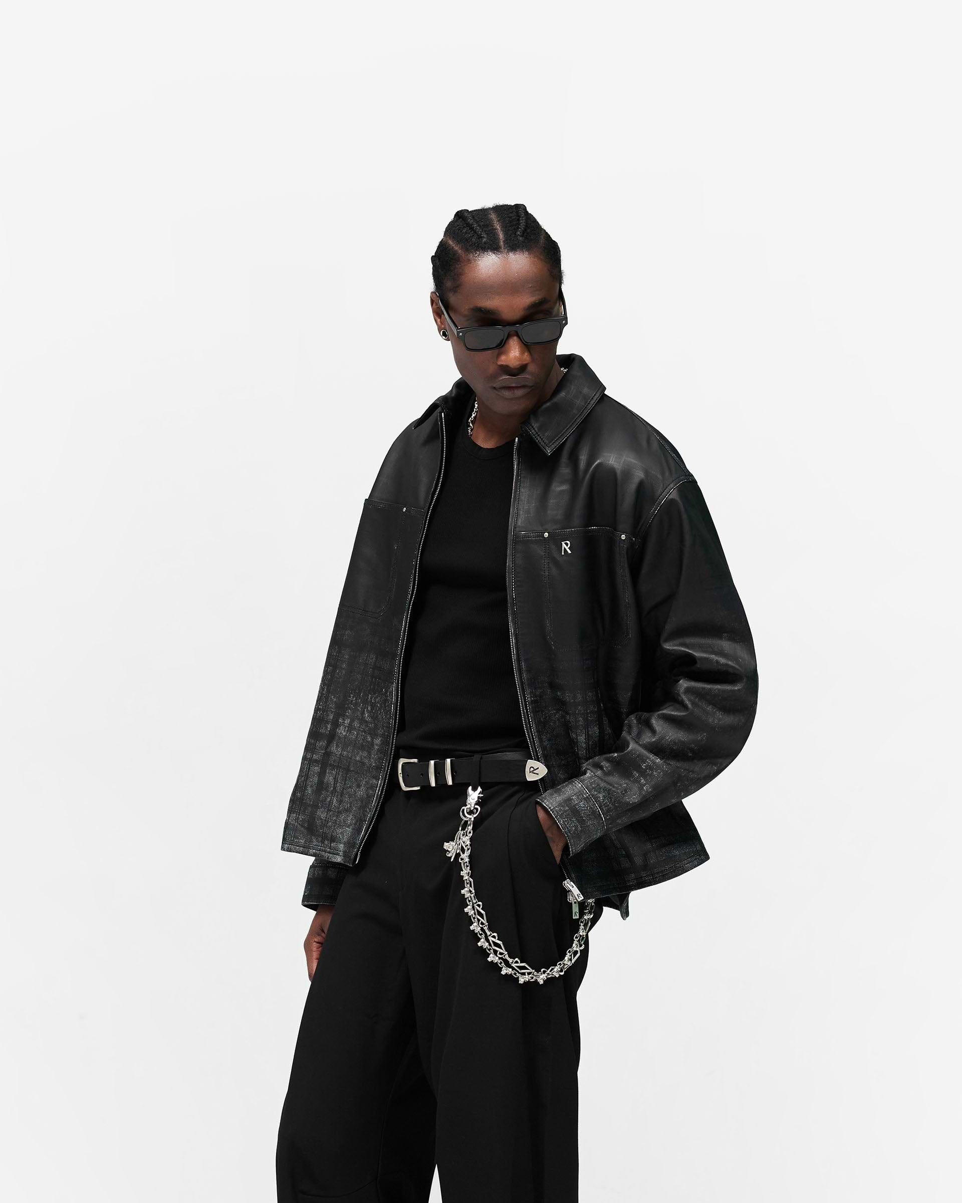Rodeo Leather Jacket - Jet Black