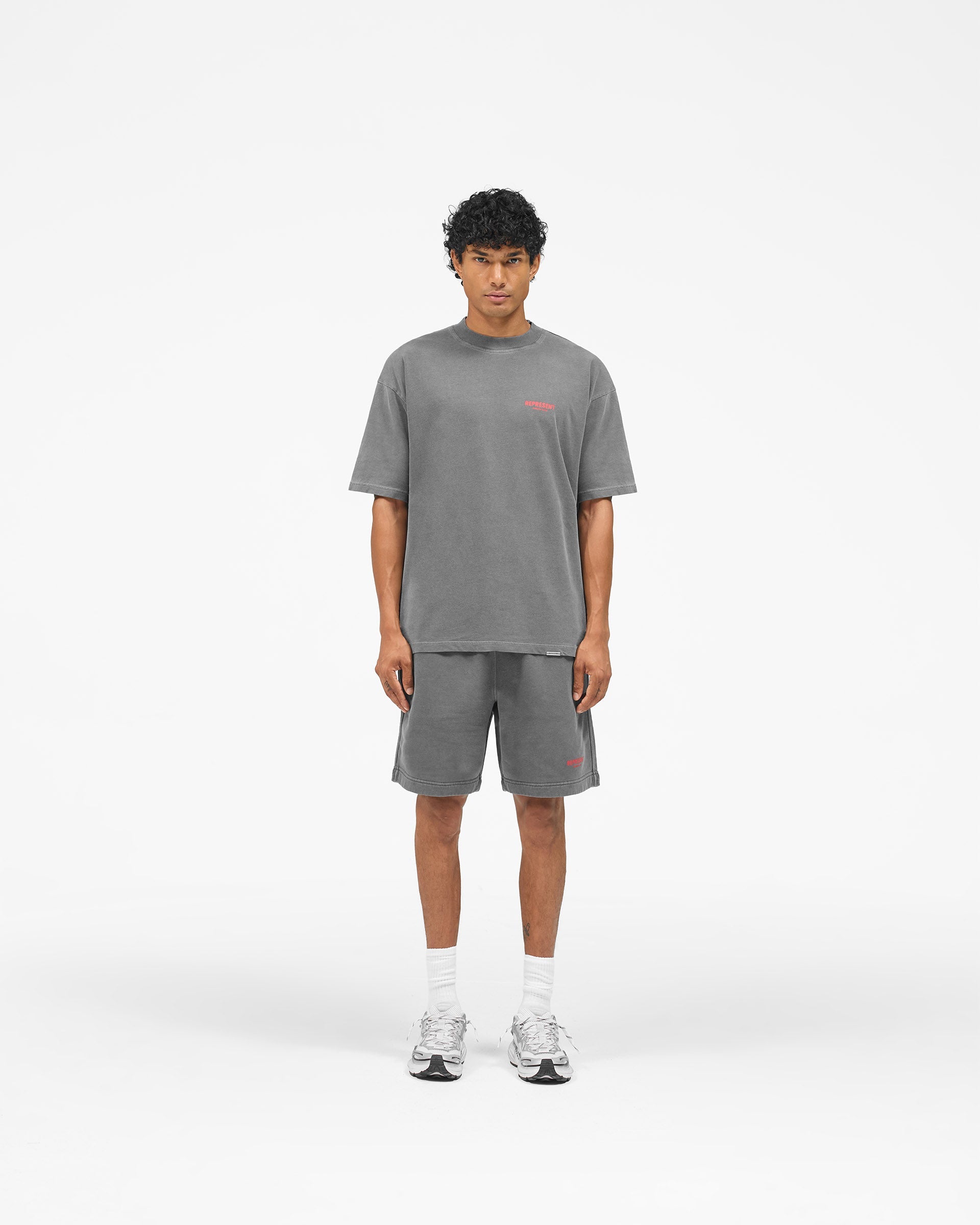 Represent Owners Club T-Shirt - Washed Black