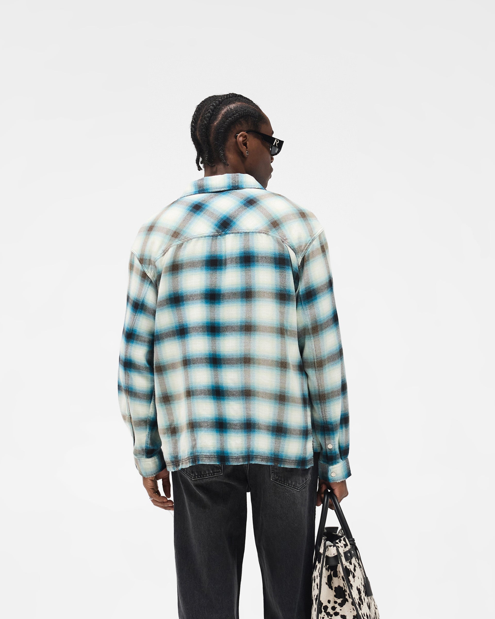 Sun Bleached Flannel Shirt - Cloud
