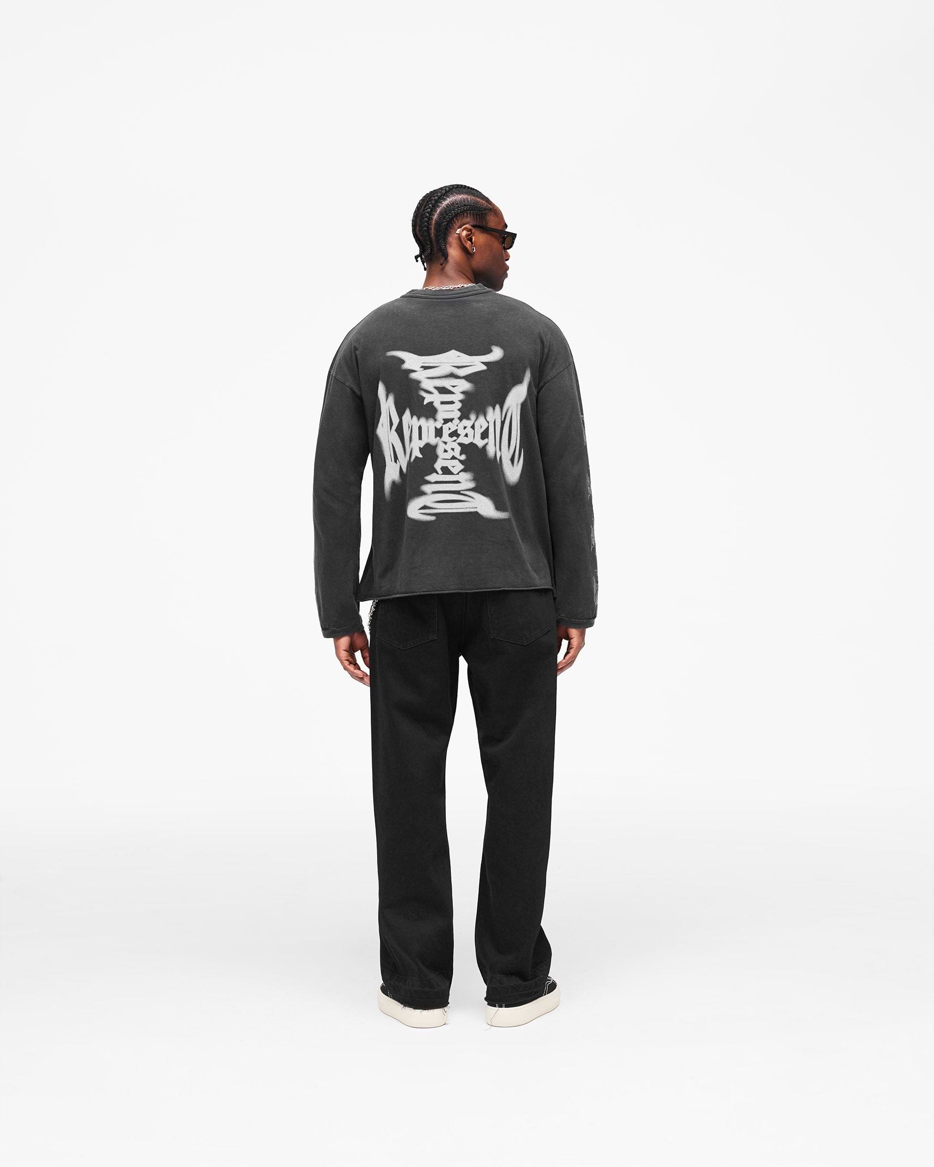 MH Long Sleeve T-Shirt - Faded Black