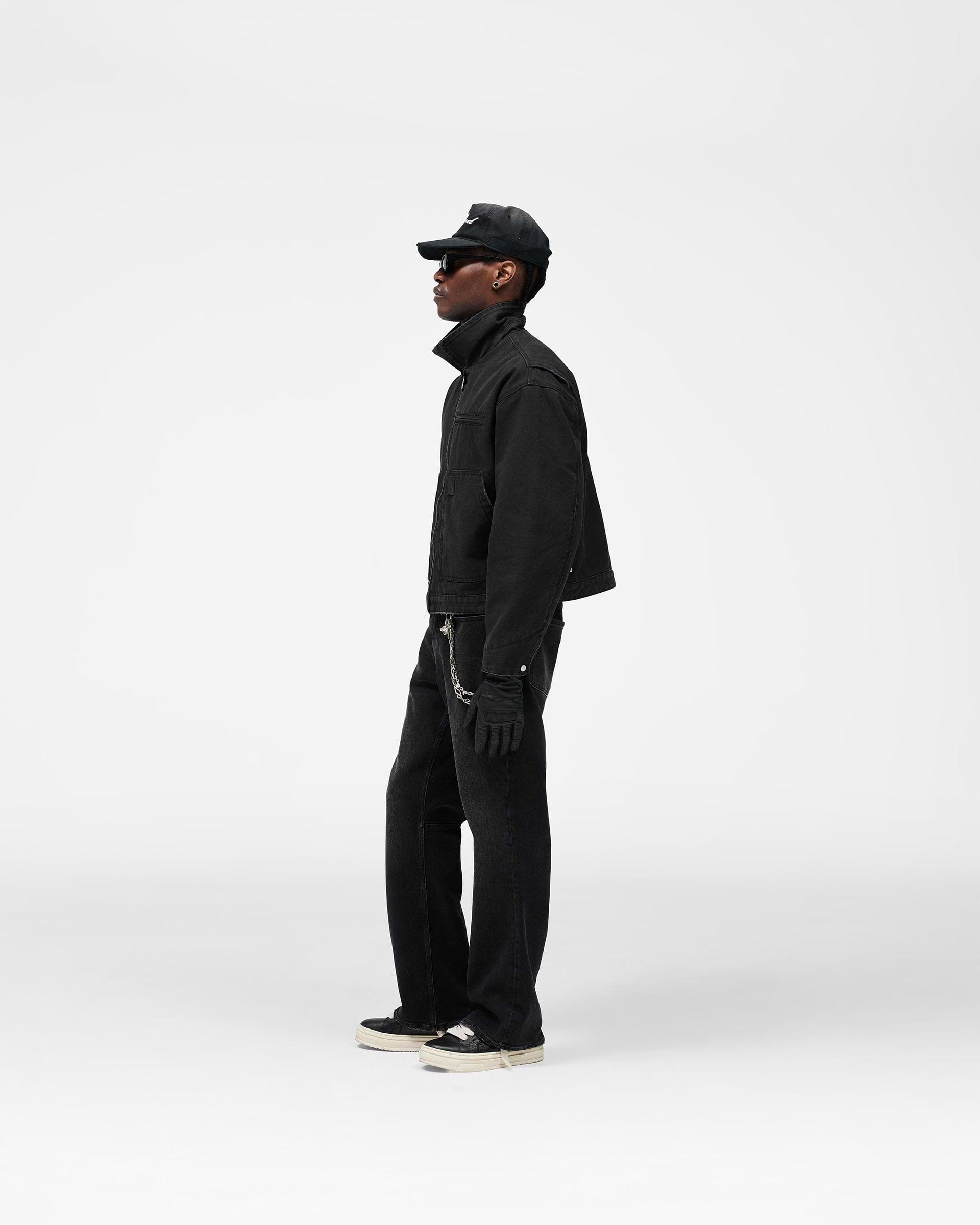 Heaton Workwear Jacket - Washed Black