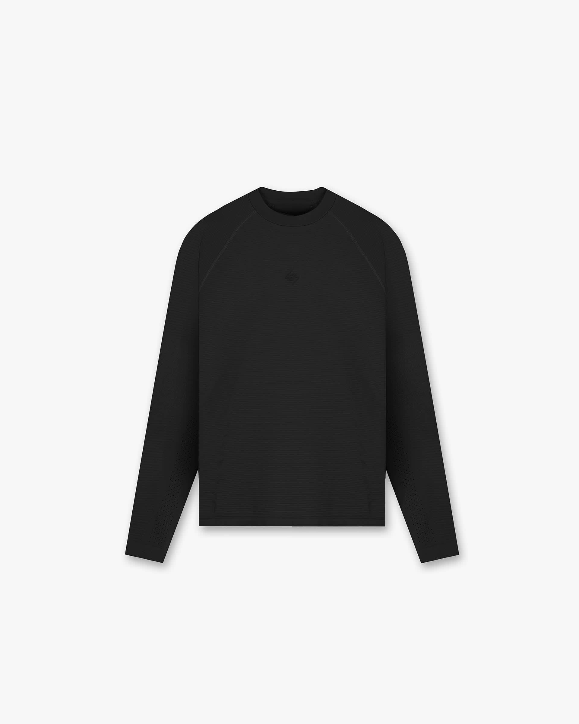 247 Uprising Long Sleeve Seamless T-Shirt - Black