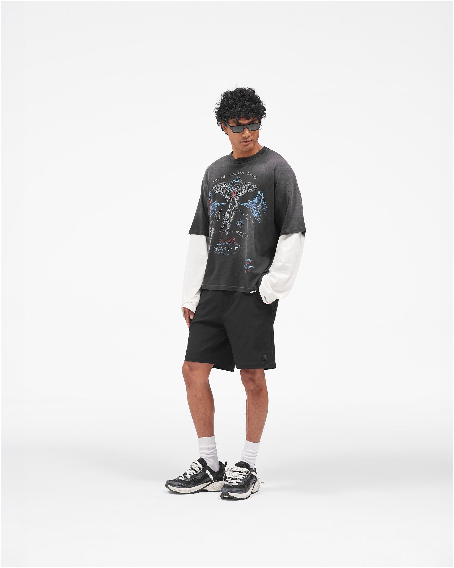 Nylon Cargo Short - Black