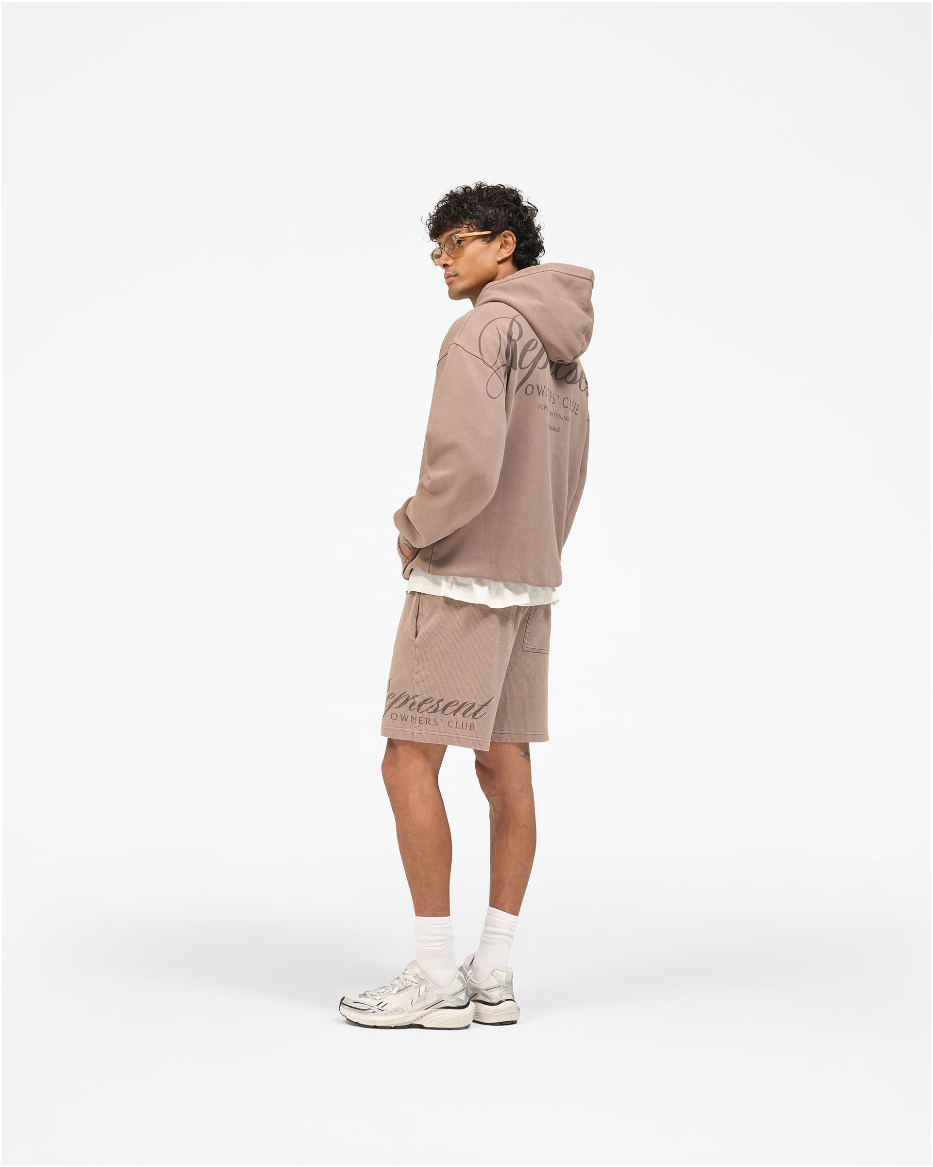 Owners Club Script Hoodie - Truffle