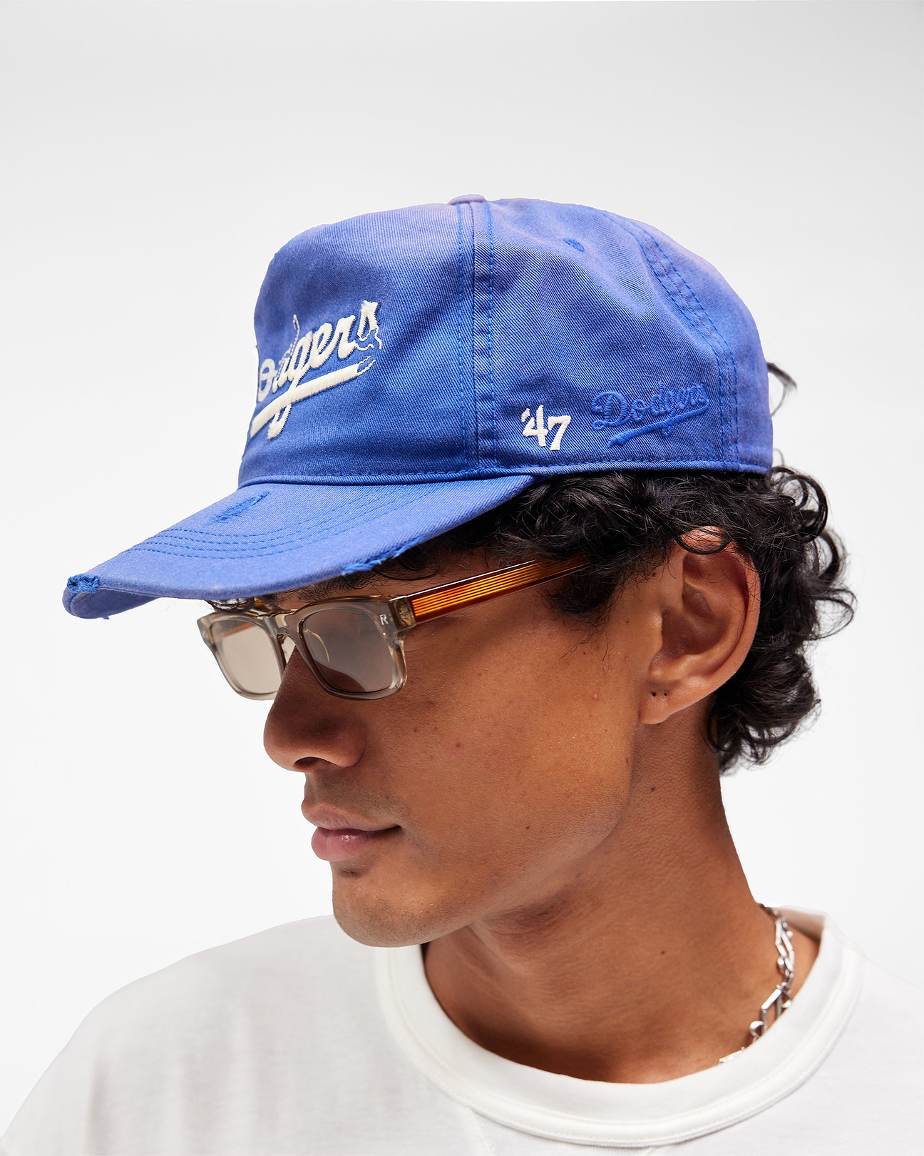 Los Angeles Dodgers x Represent 47 Cap Dust Blue | Mens Caps