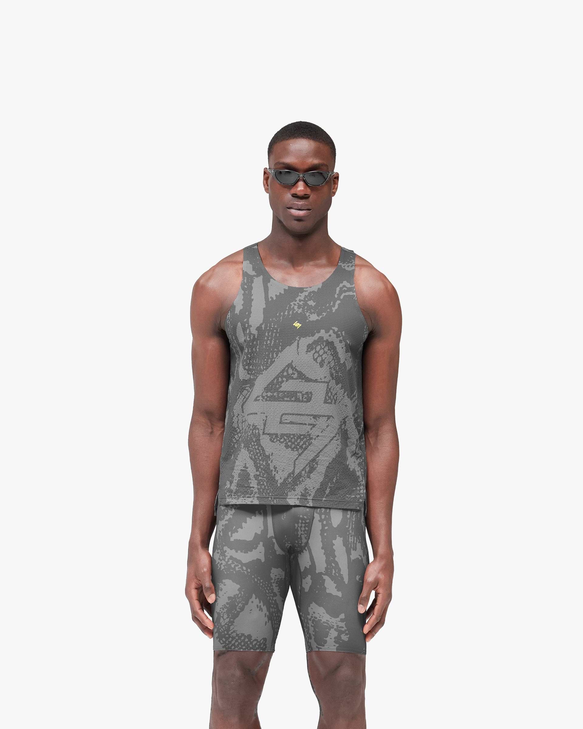 247 London Singlet - Vintage Grey