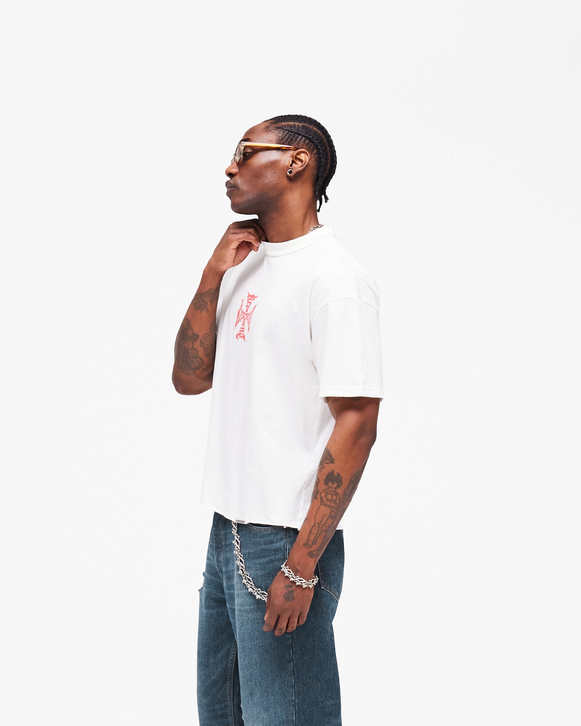 MH T-Shirt V2 Ash White | Heaton Capsule T-Shirts | REPRESENT
