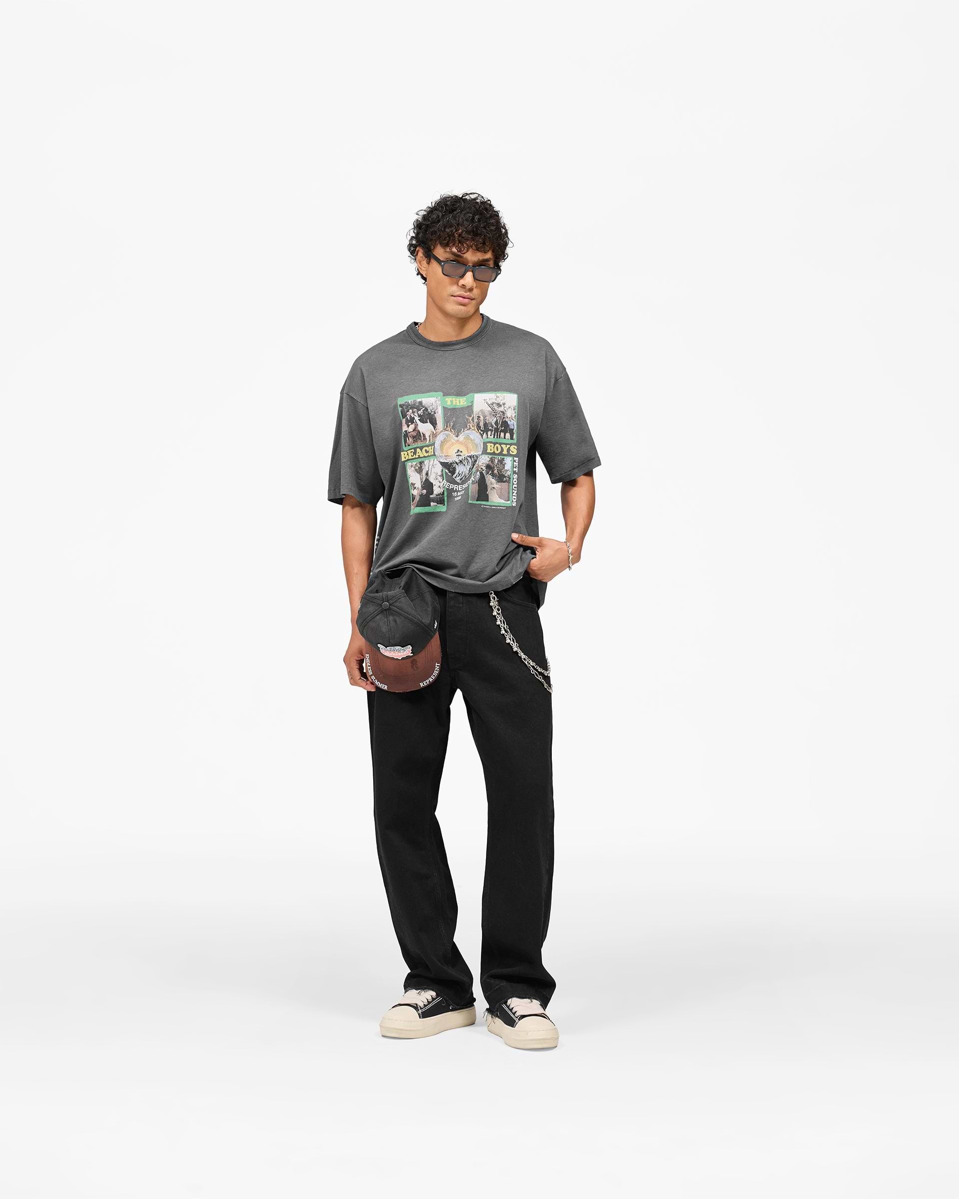 Represent x Beach Boys Pet Sounds T-Shirt - Sunfade Grey