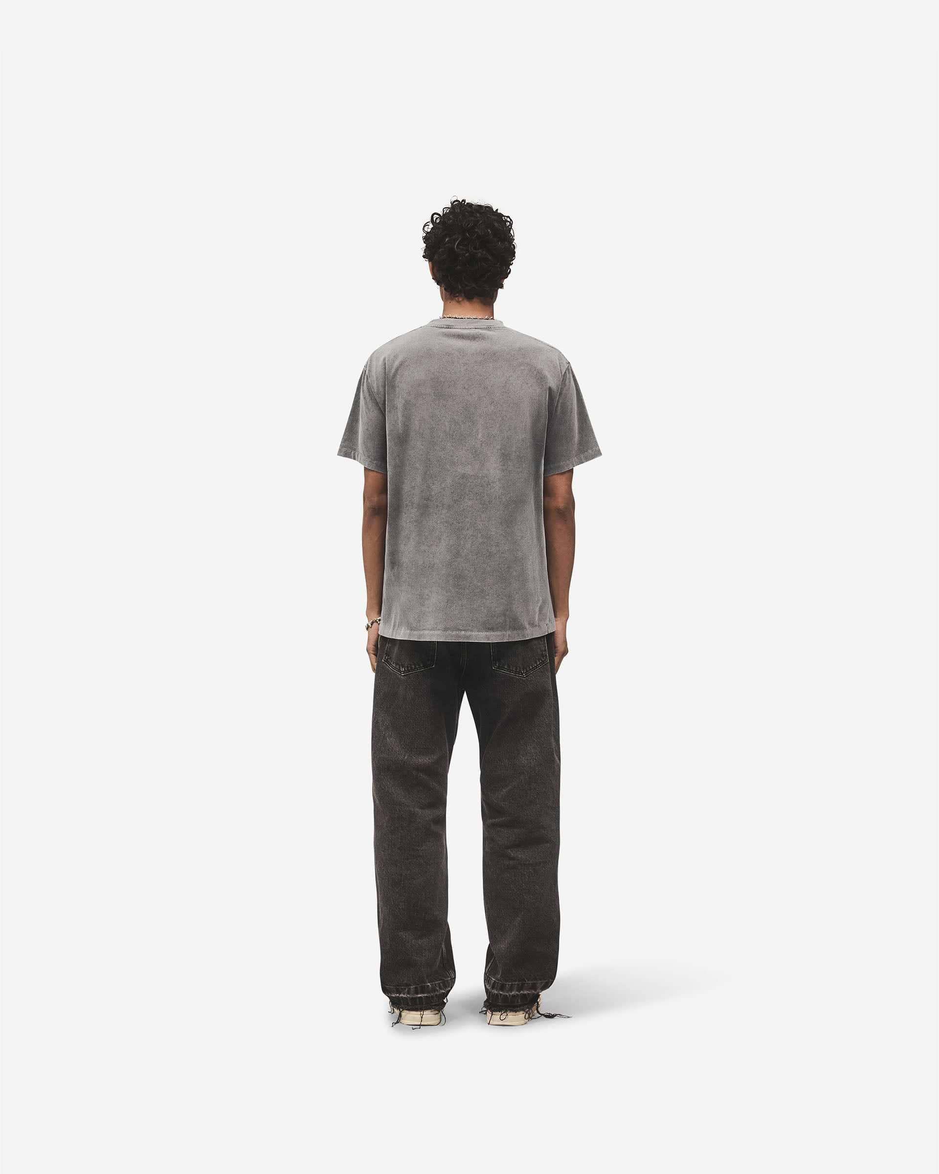 Metal Initial R T-Shirt - Vintage Grey