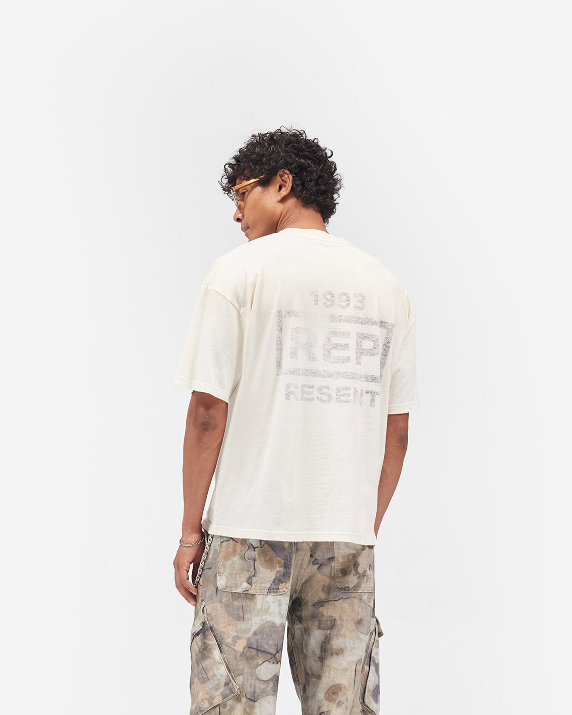 Reverse Resent T-Shirt - Flat White