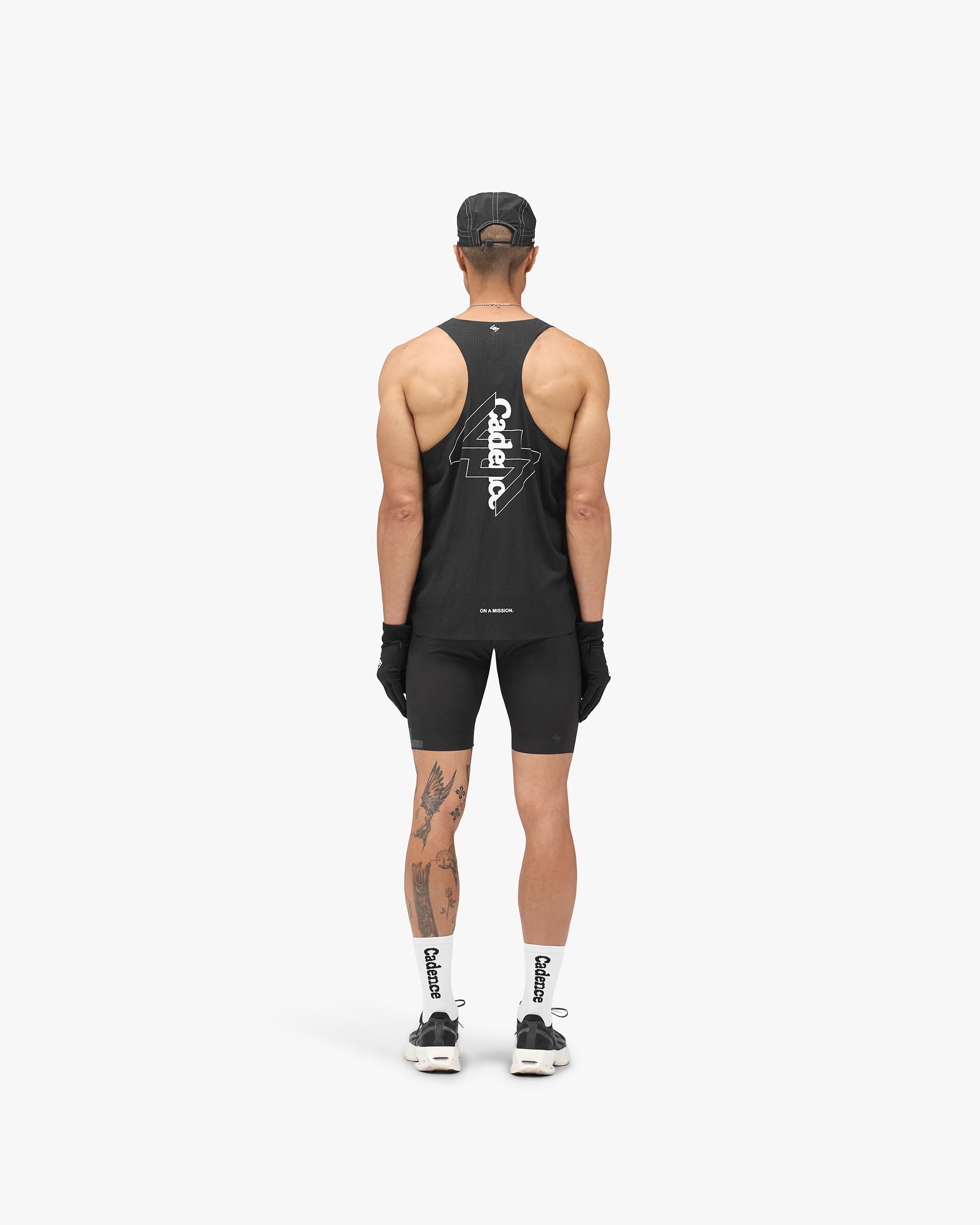 247 X Cadence Singlet - Jet Black