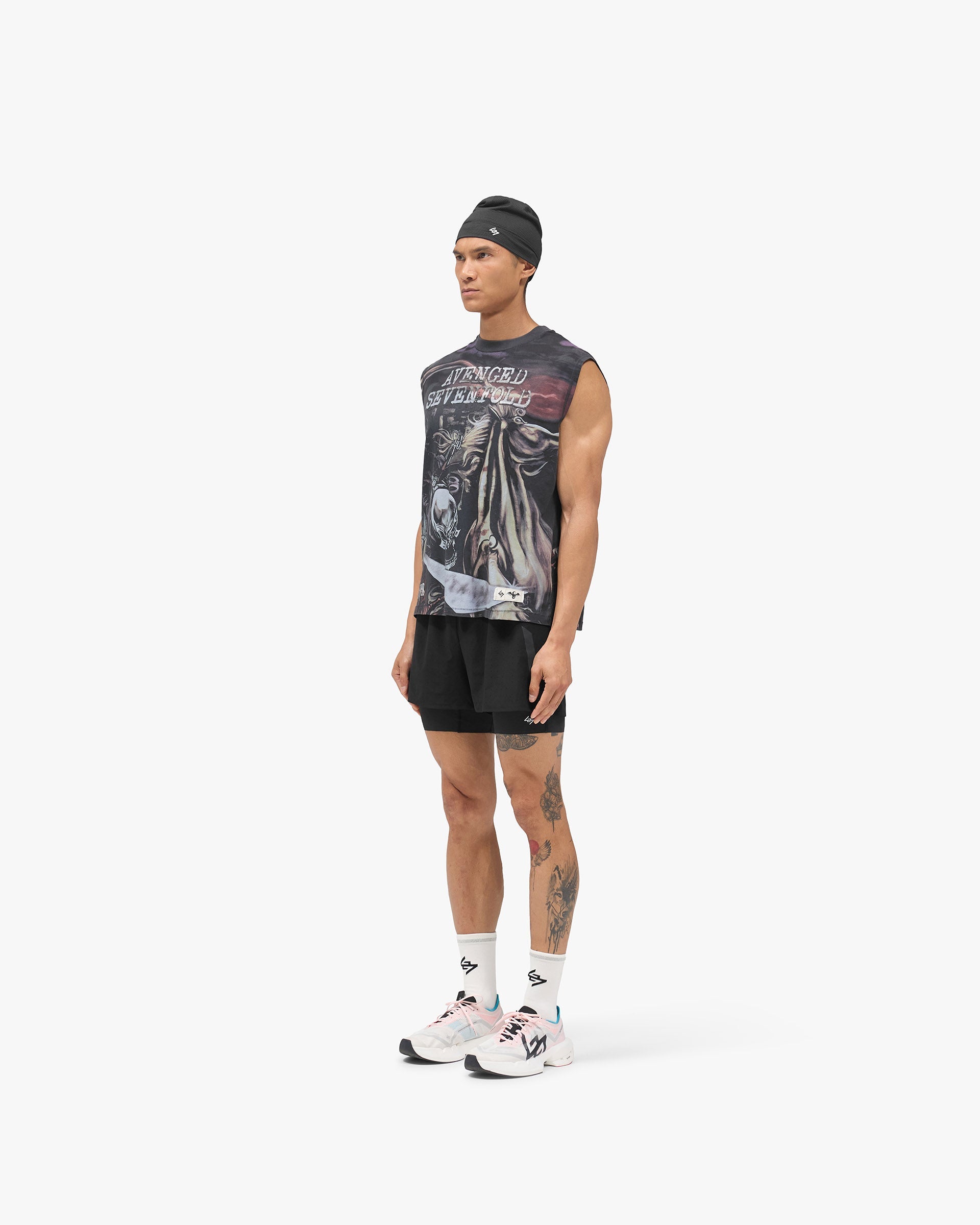 247 x Avenged Sevenfold City Of Evil Tank - Aged Black