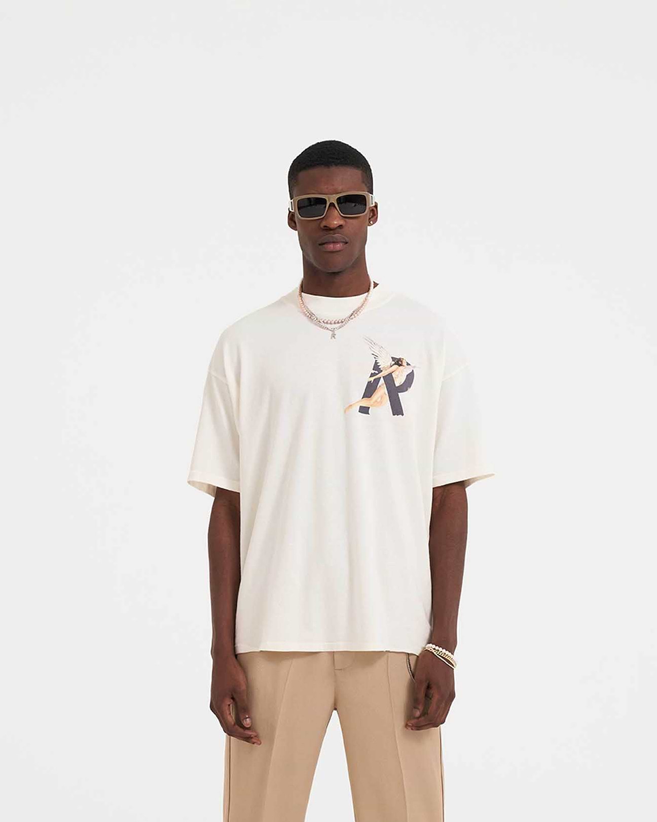 Storms In Heaven T-Shirt | Flat White | REPRESENT