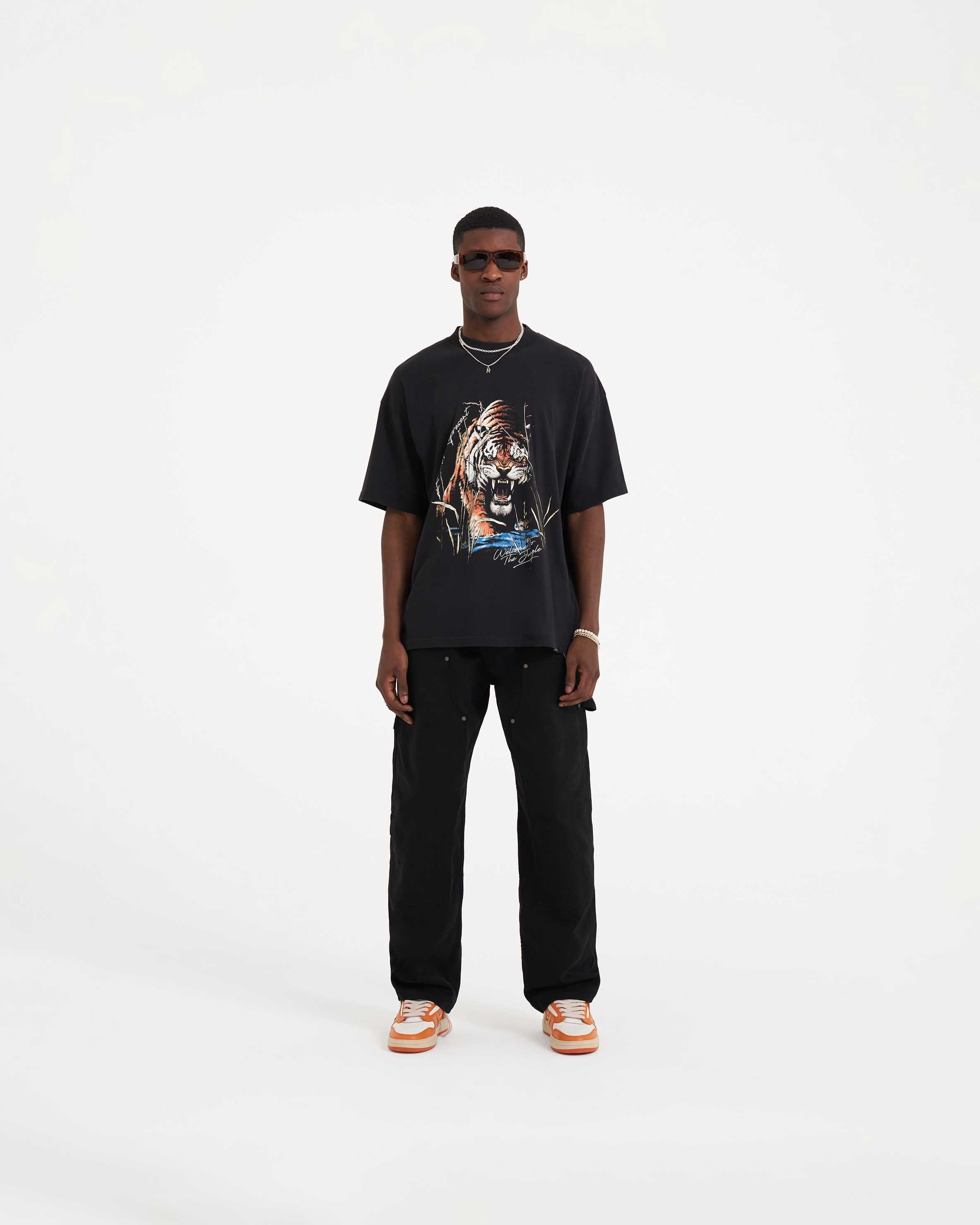 Welcome To The Jungle T-Shirt - Off Black