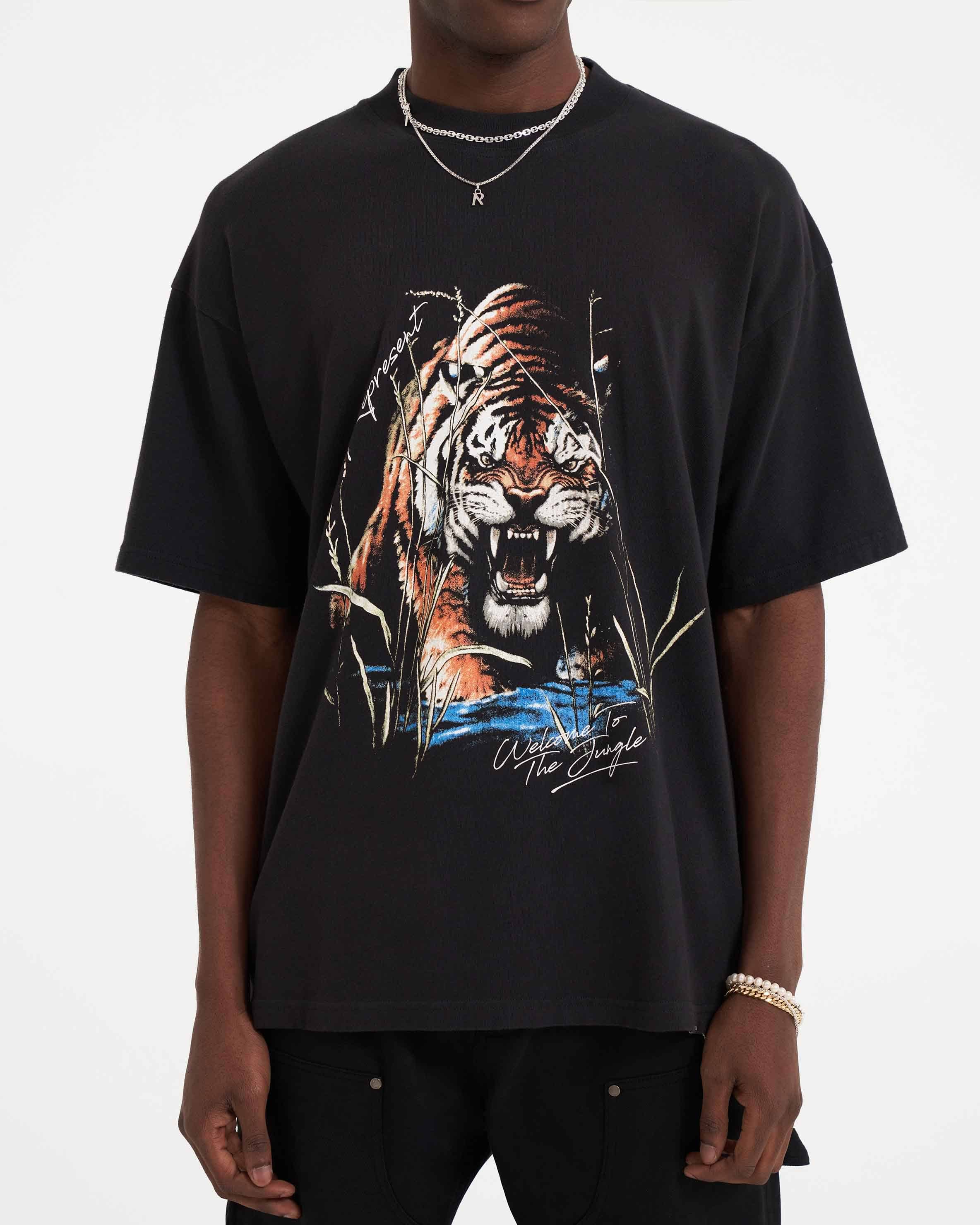 Welcome To The Jungle T-Shirt - Off Black