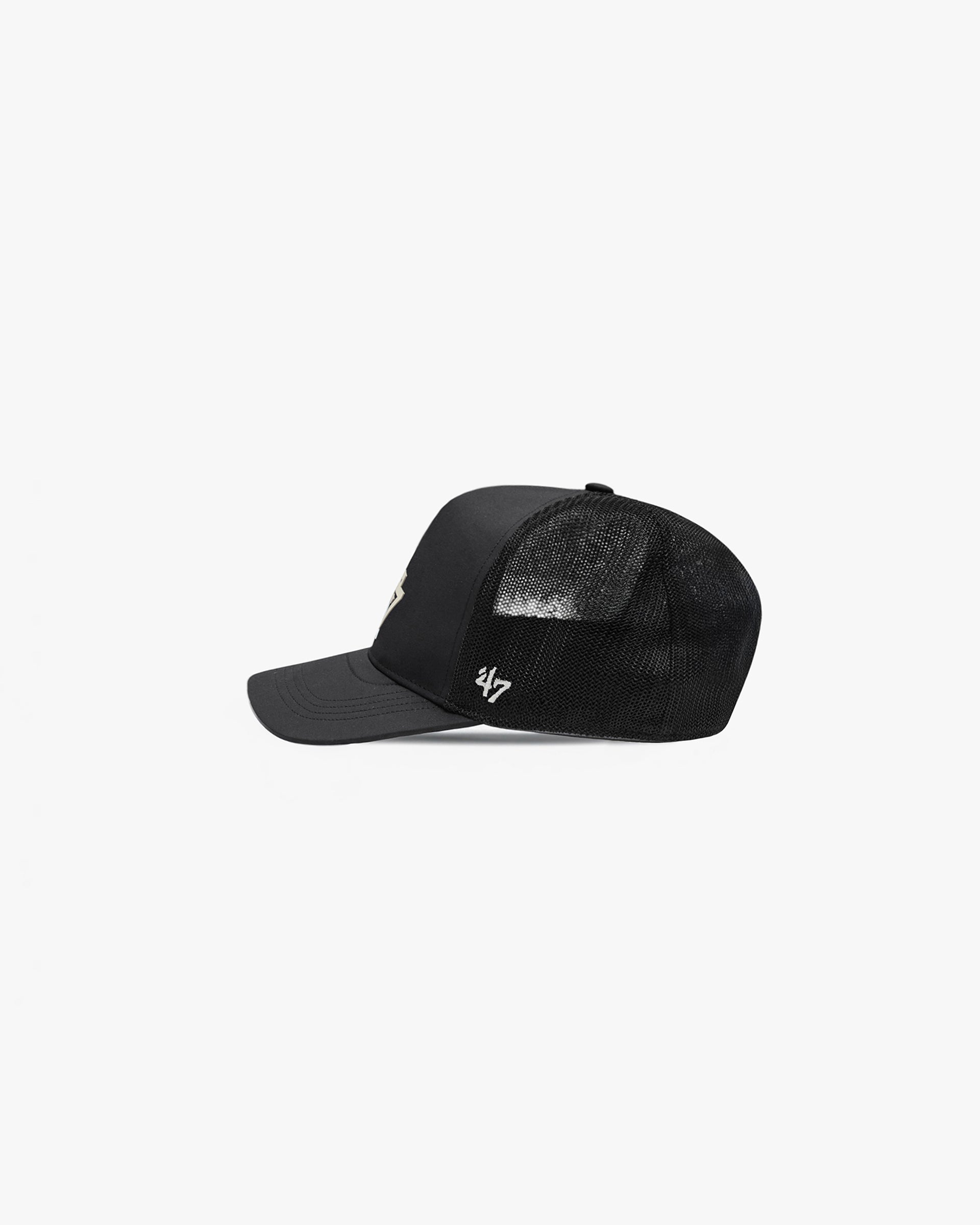 247 x 47 Logo Trucker Cap - Jet Black