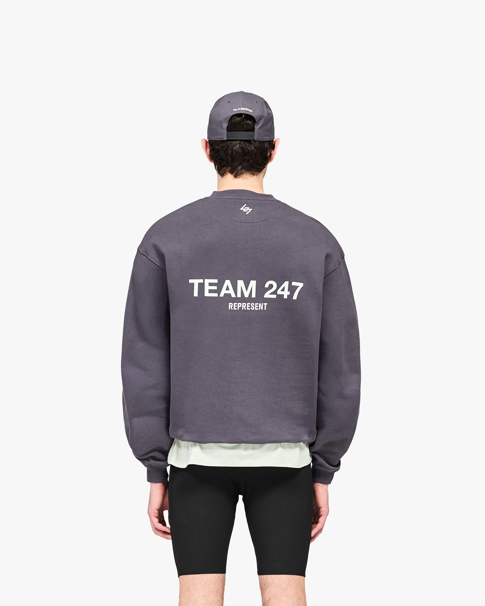 Team 247 Oversized Sweater - Graphene