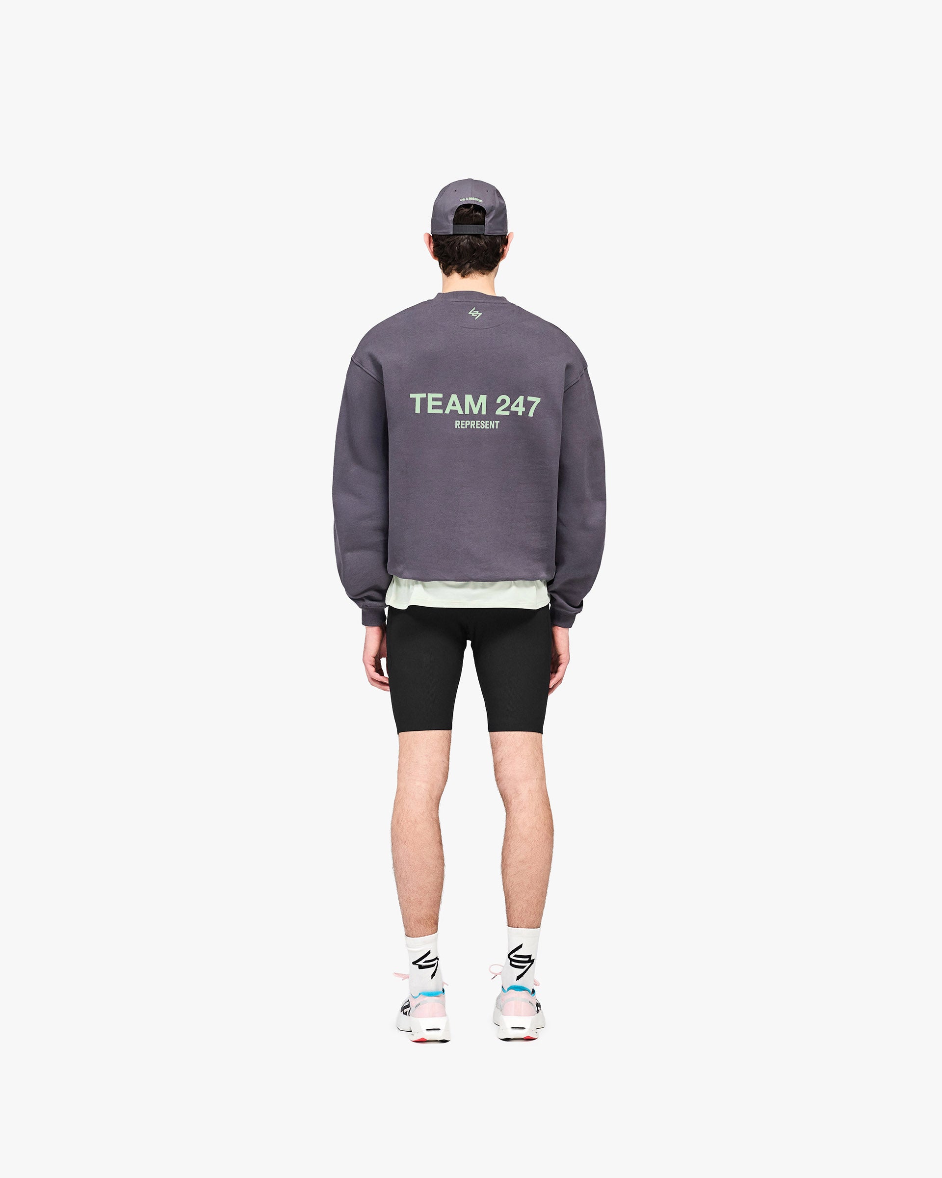 Team 247 Oversized Sweater - Graphene