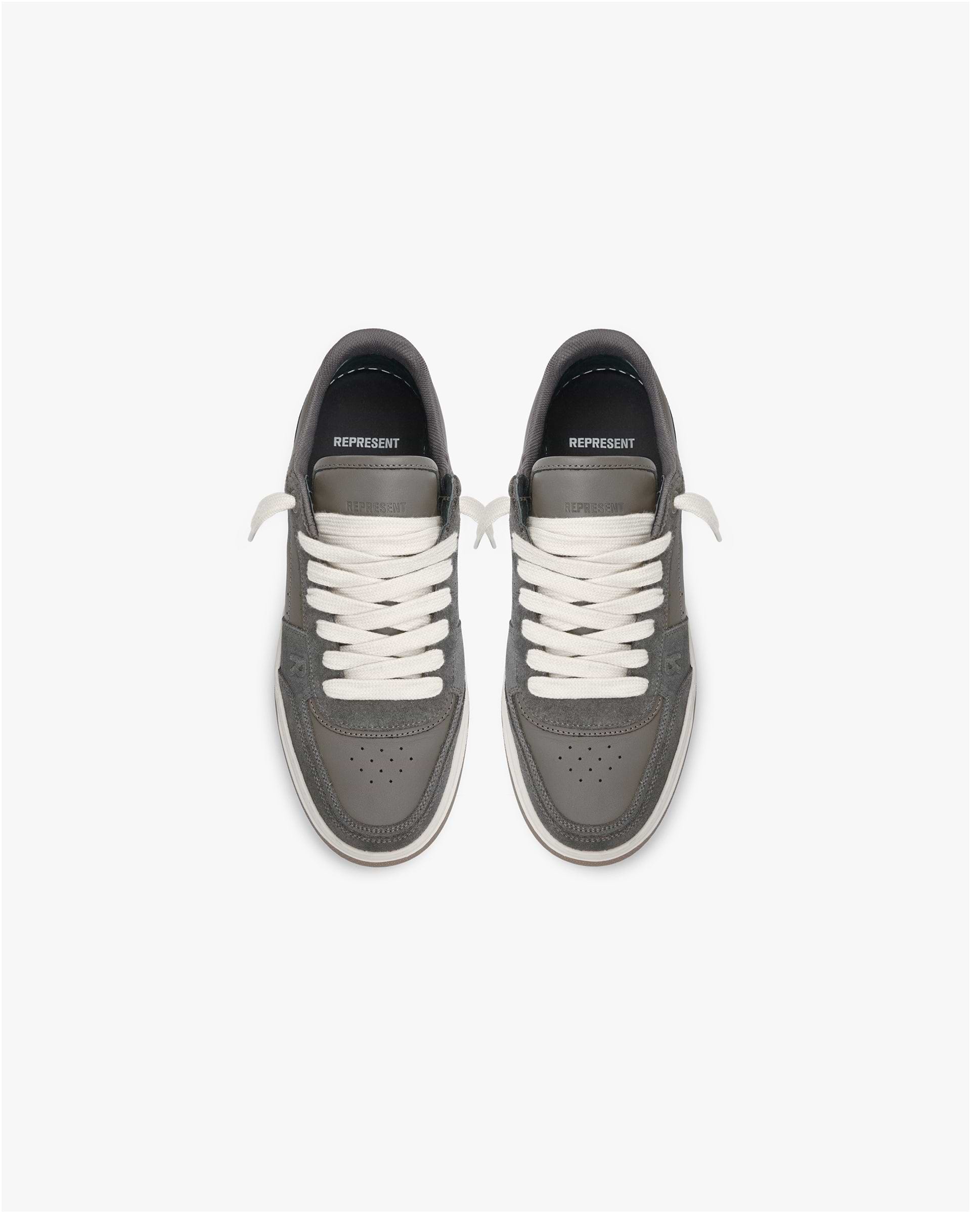 Initial Sneaker - Suede - Dark Taupe