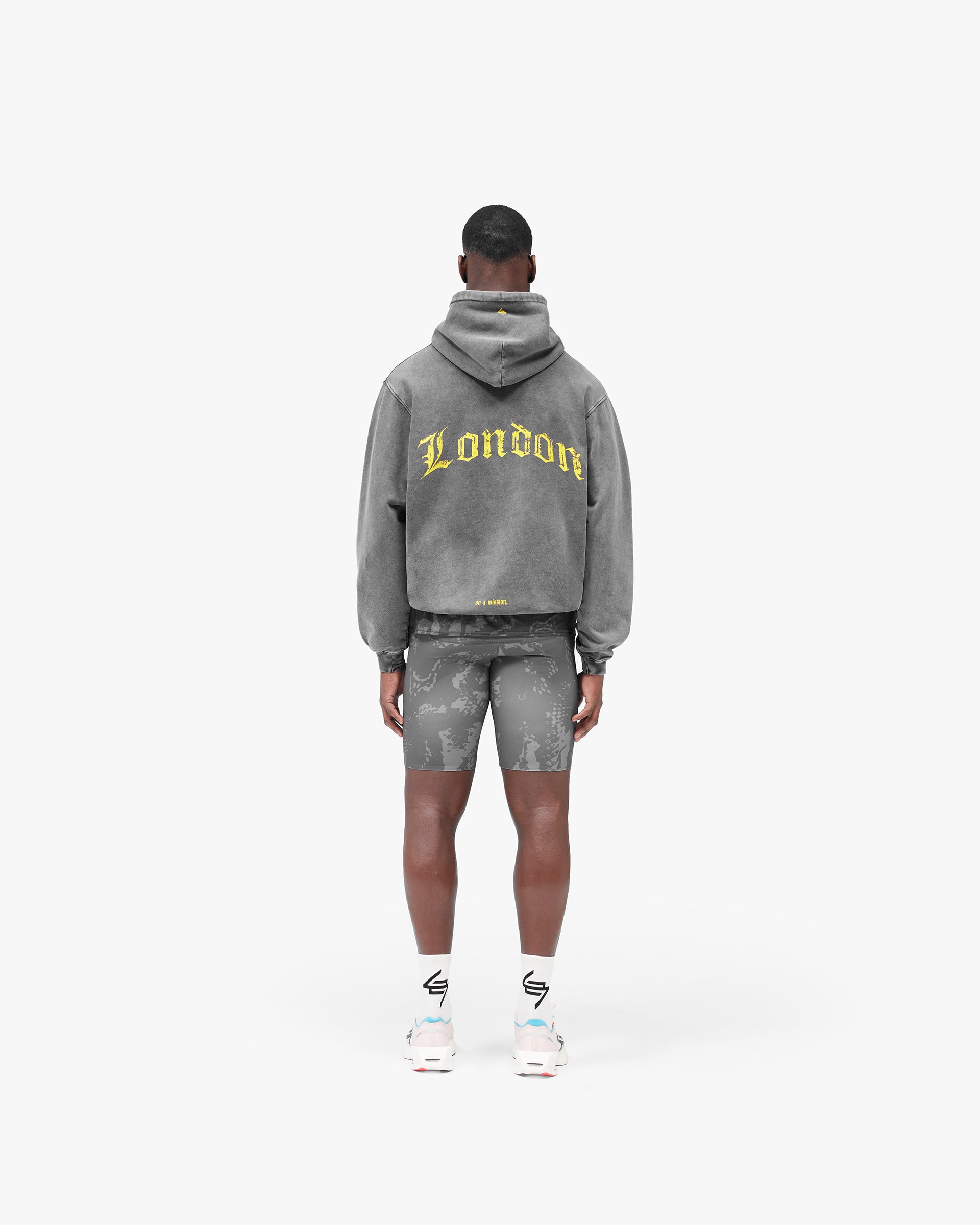 247 London Hoodie - Aged Grey