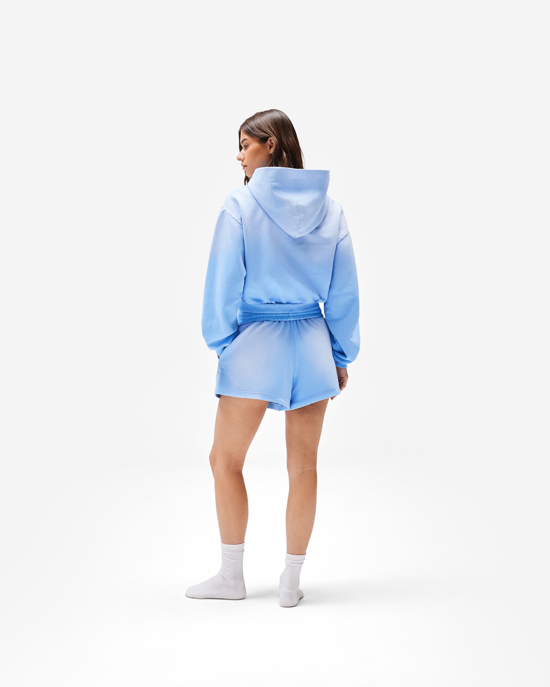 Represent Owners Club Zip Through Hoodie - Sky Blue