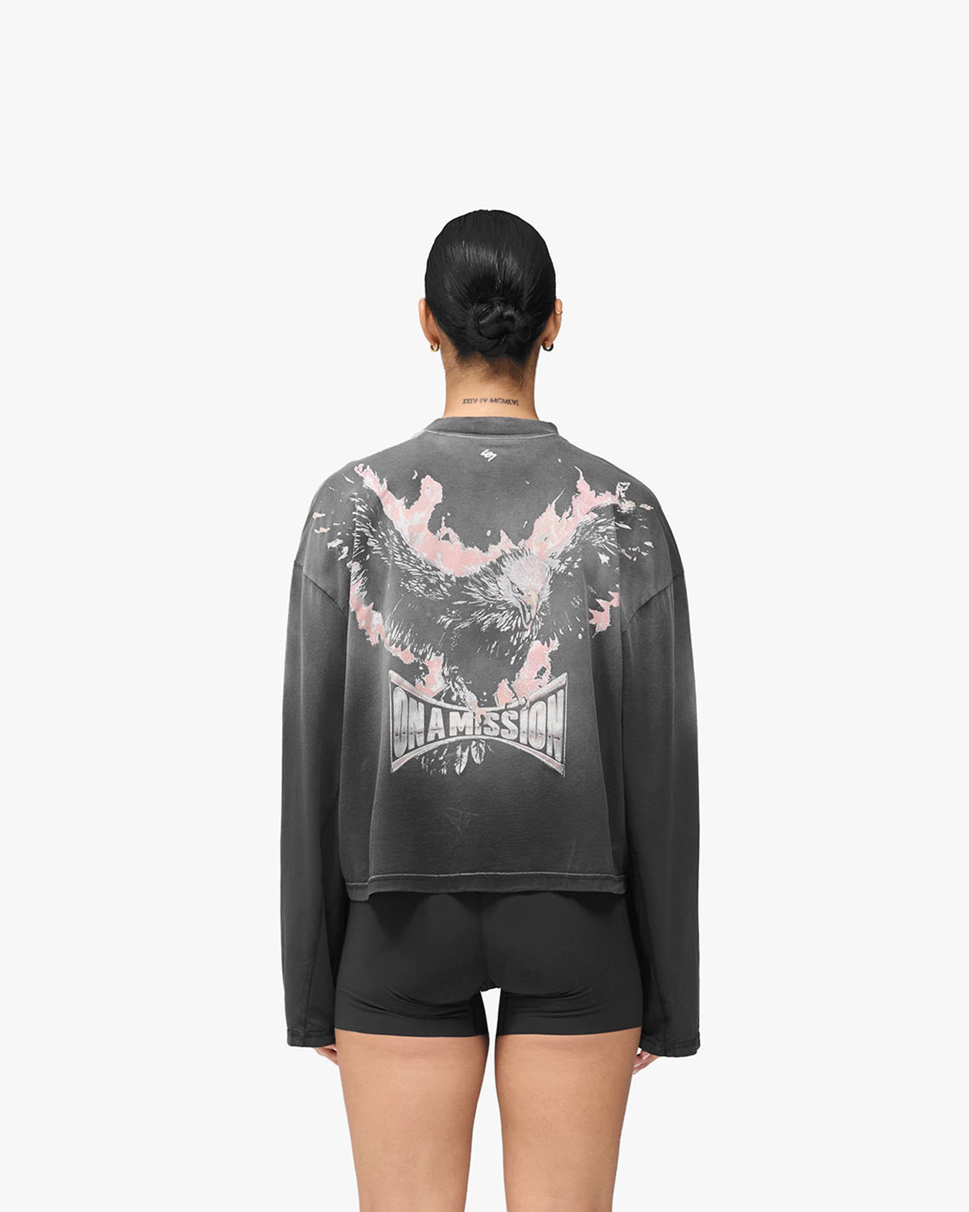 247 Ignite Long Sleeve T-Shirt - Vintage Black