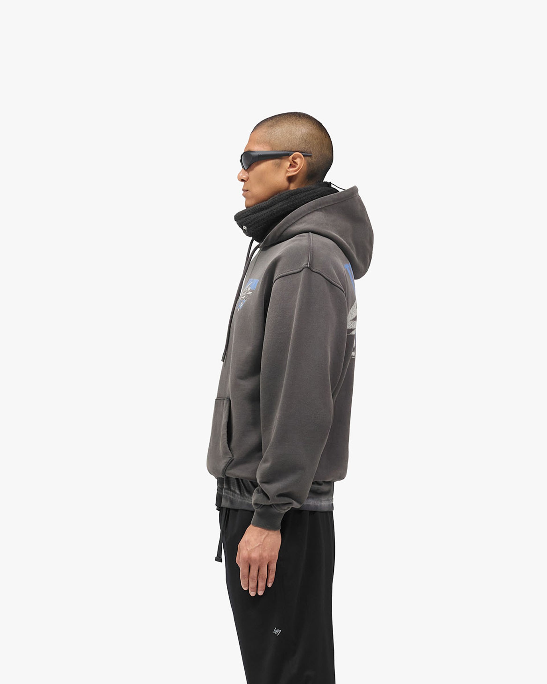 247 New York Hoodie - Washed Grey