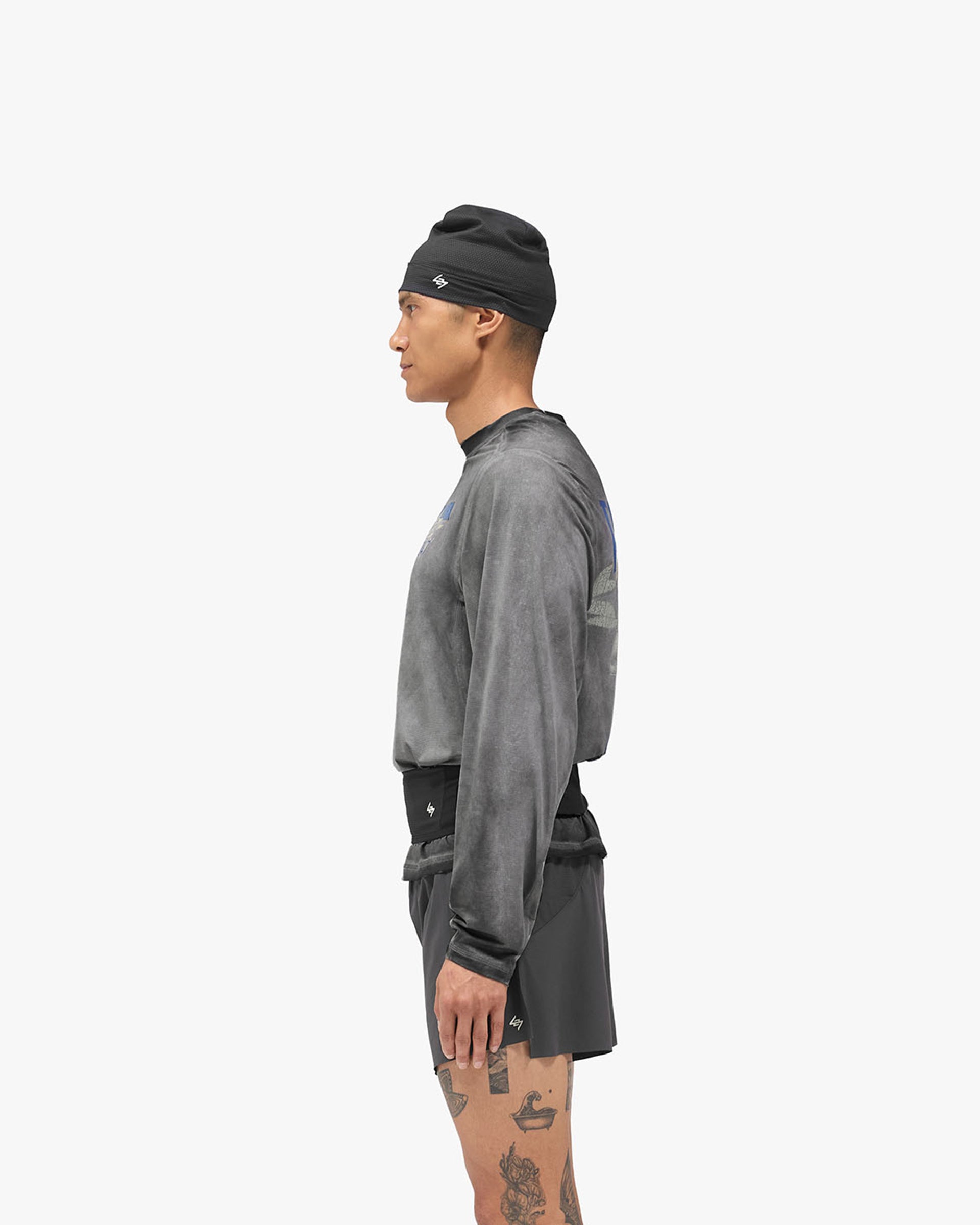 247 New York Long Sleeve T-Shirt - Washed Grey
